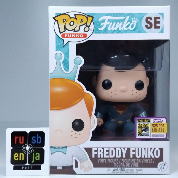 Funko Pop! DC Freddy Funko Superman Justice League Man of Steel SDCC 5