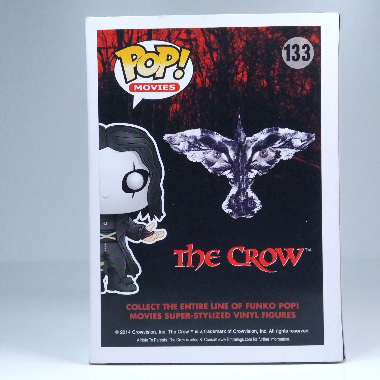 Funko Pop! Movies Horror The Crow Hot Topic Glows in Dark #133