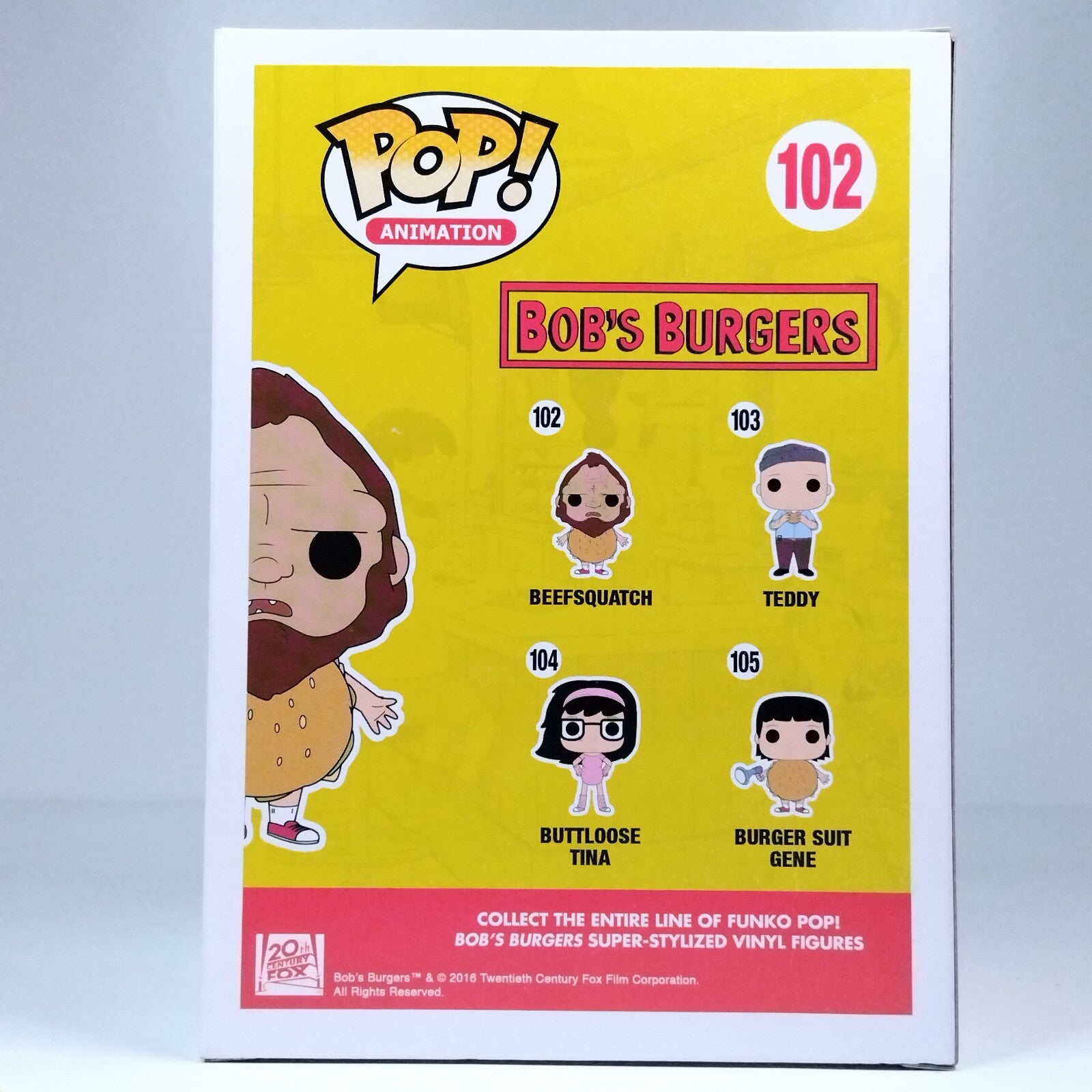 Funko Pop! Animation Bob's Burgers Beefsquatch #102