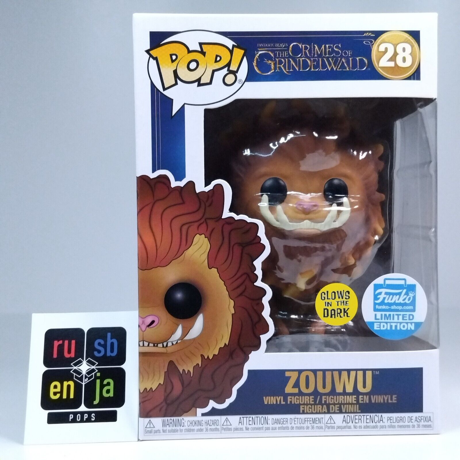 Funko Pop! Harry Potter Fantastic Beasts Zouwu Glows in Dark Limited Edition #28