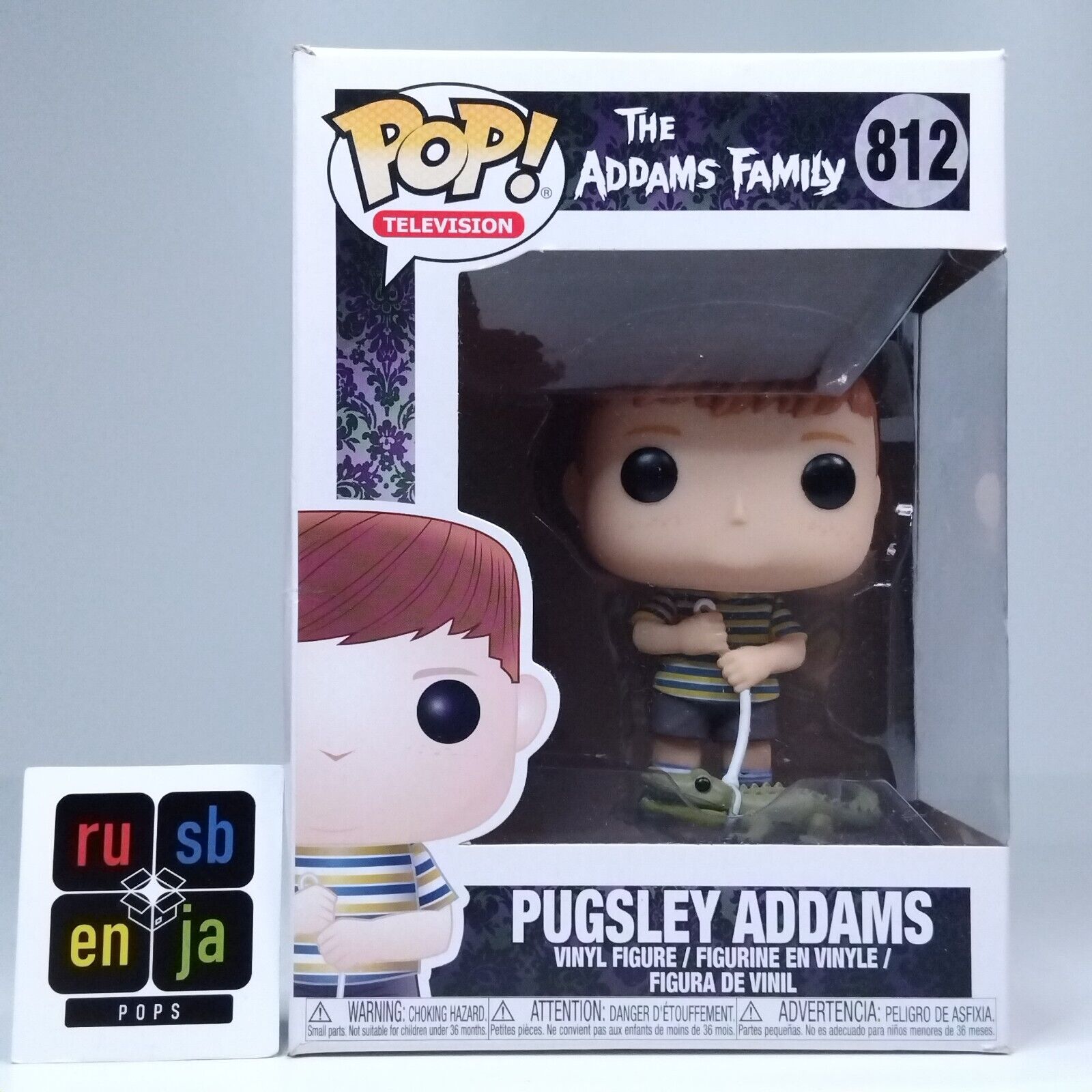 Funko Pop! TV The Addams Family Pugsley Addams #812 BOX DAMAGE