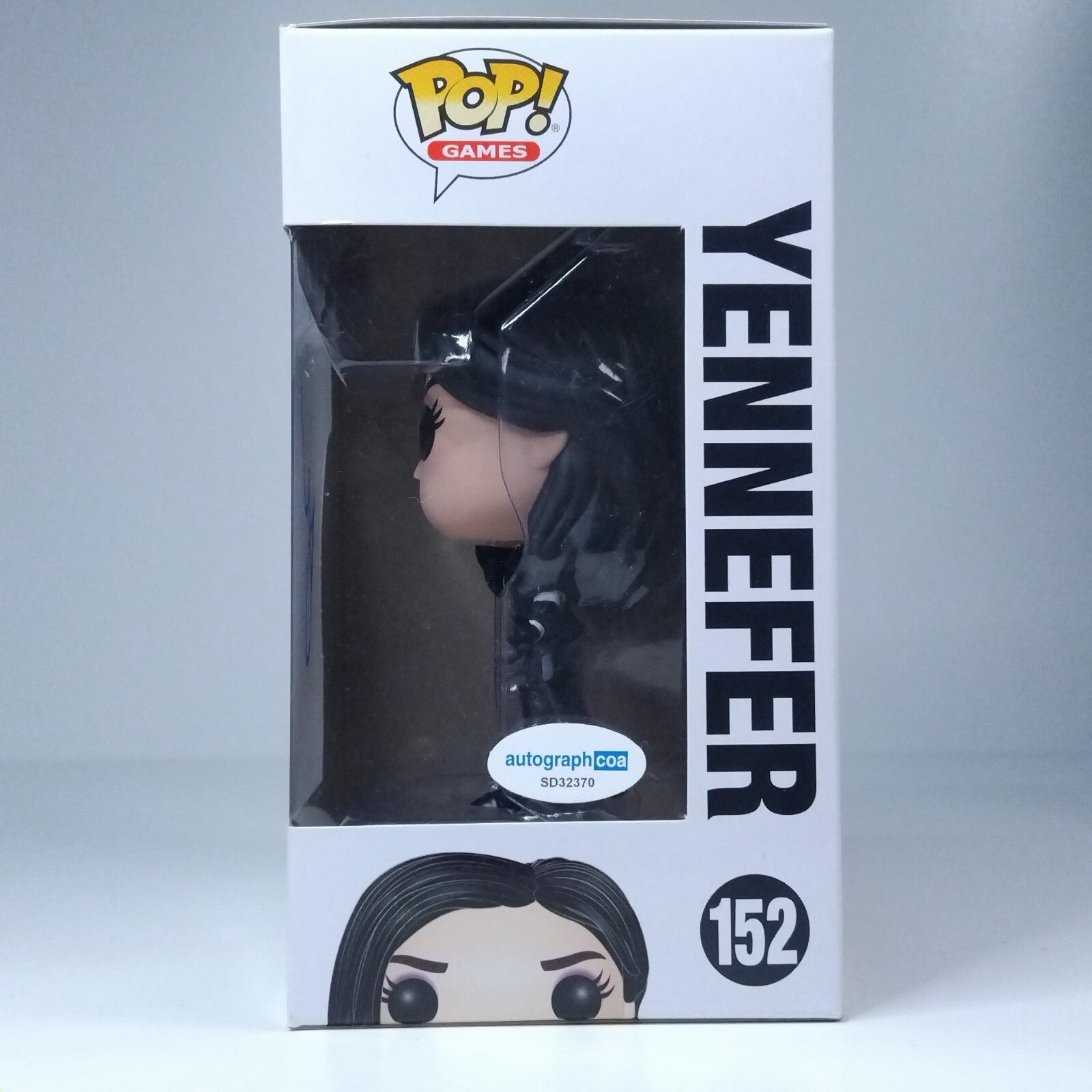 Funko Pop! Games The Witcher III Yenneffer Signed Denise Gough COA #152 WS