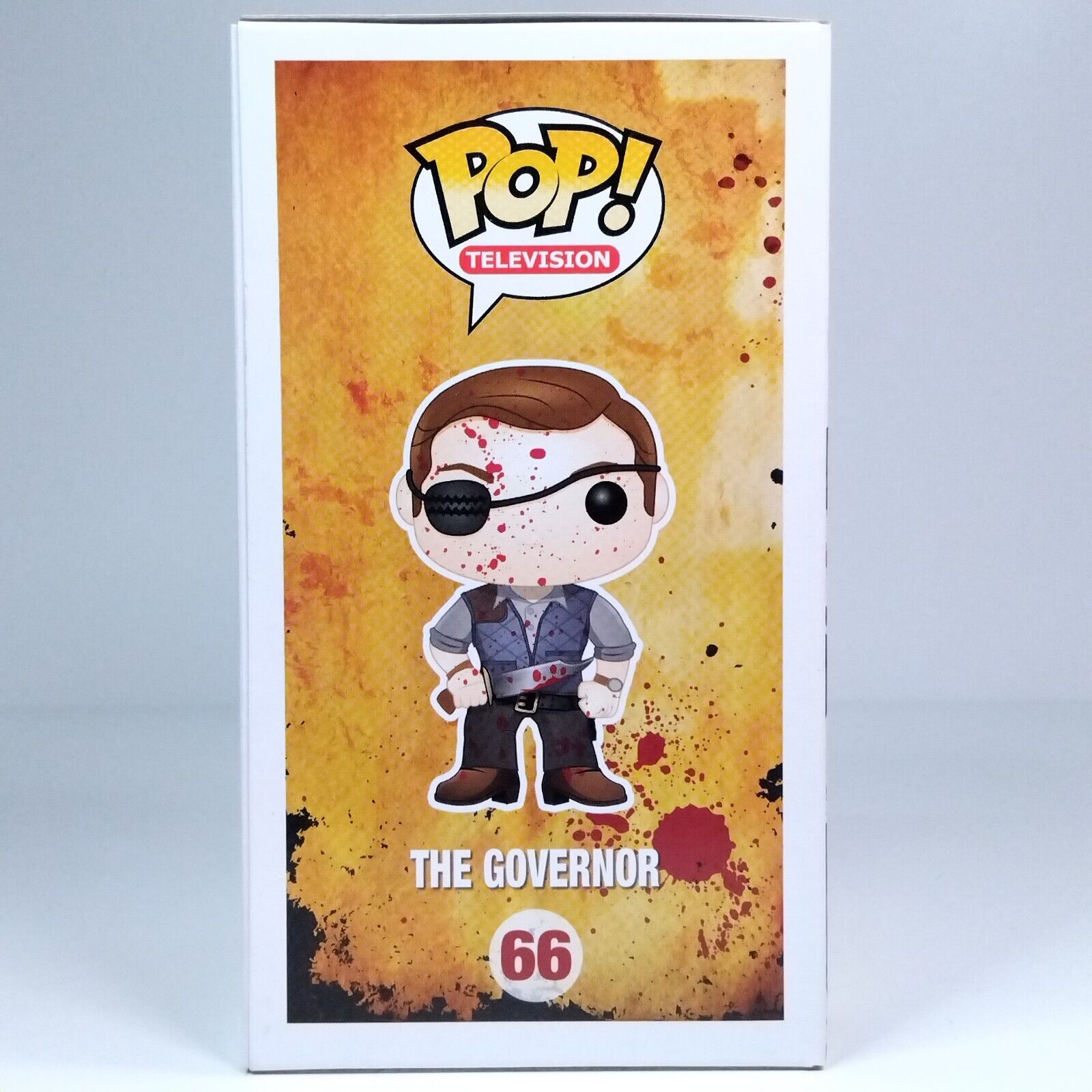 Funko Pop! The Walking Dead The Governor Bloody Signed David Morrissey COA #66