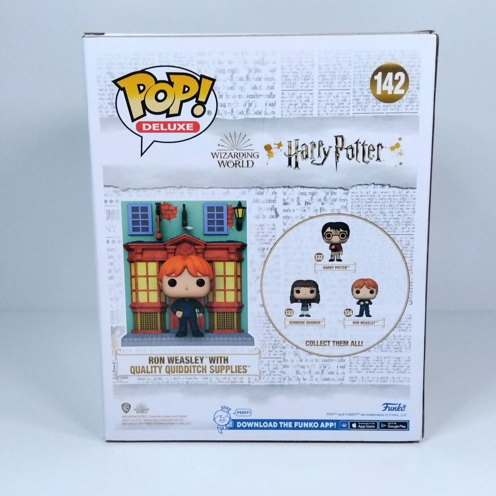 Funko Pop! Harry Potter Ron Weasley with Quality Quidditch Supplies 6" Inch #142