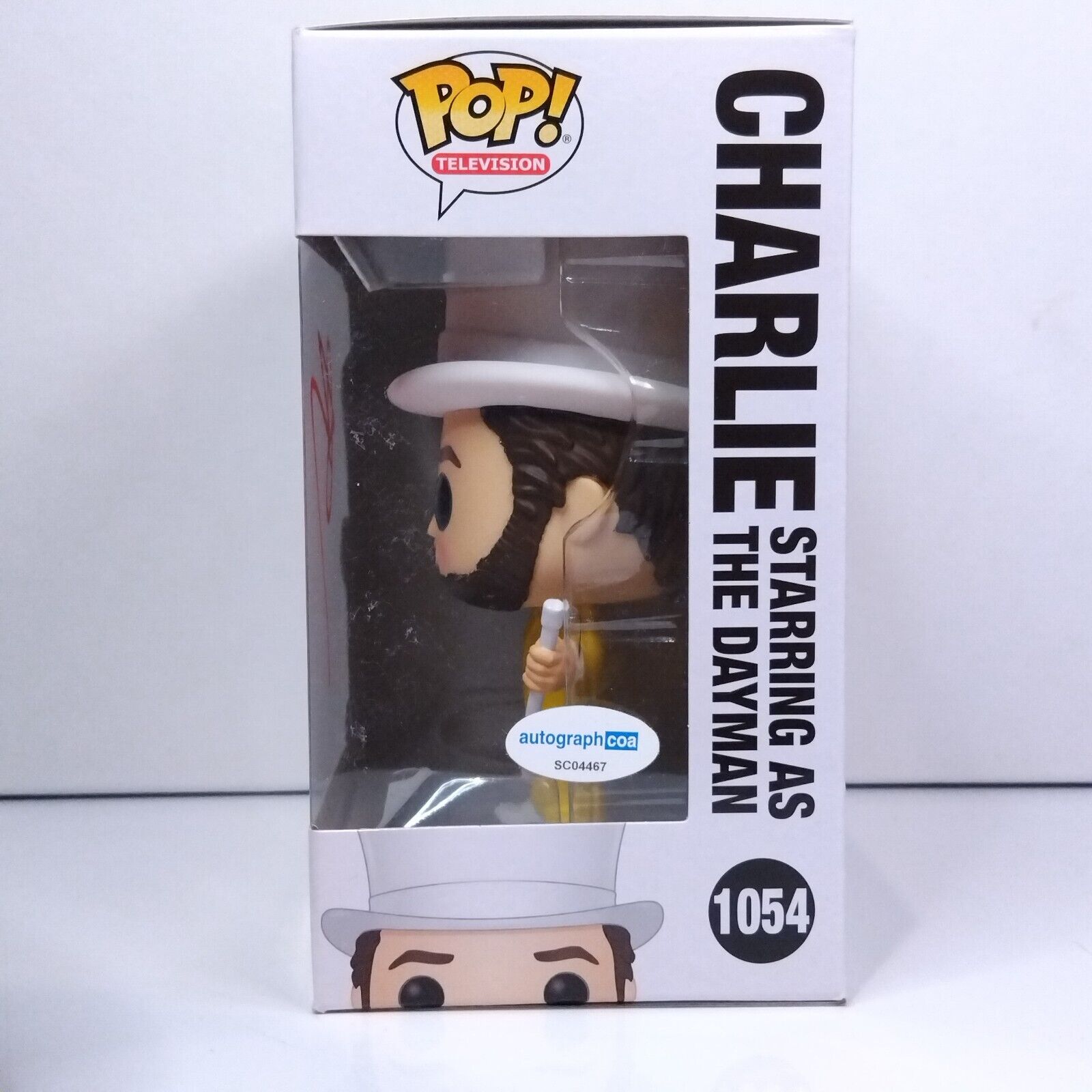 Funko Pop! TV Always Sunny Philadelphia Charlie Signed Charlie Day COA #1054 WS