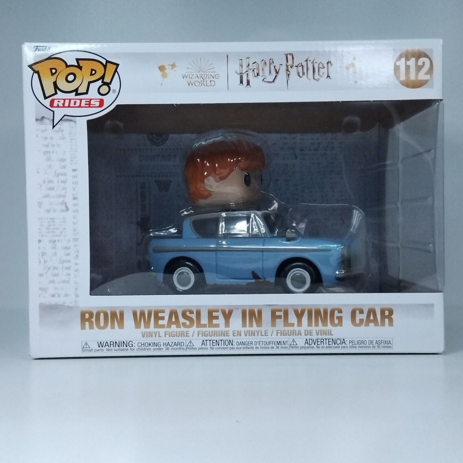 Funko Pop! Harry Potter Rides Ron Weasley in Flying Car #112