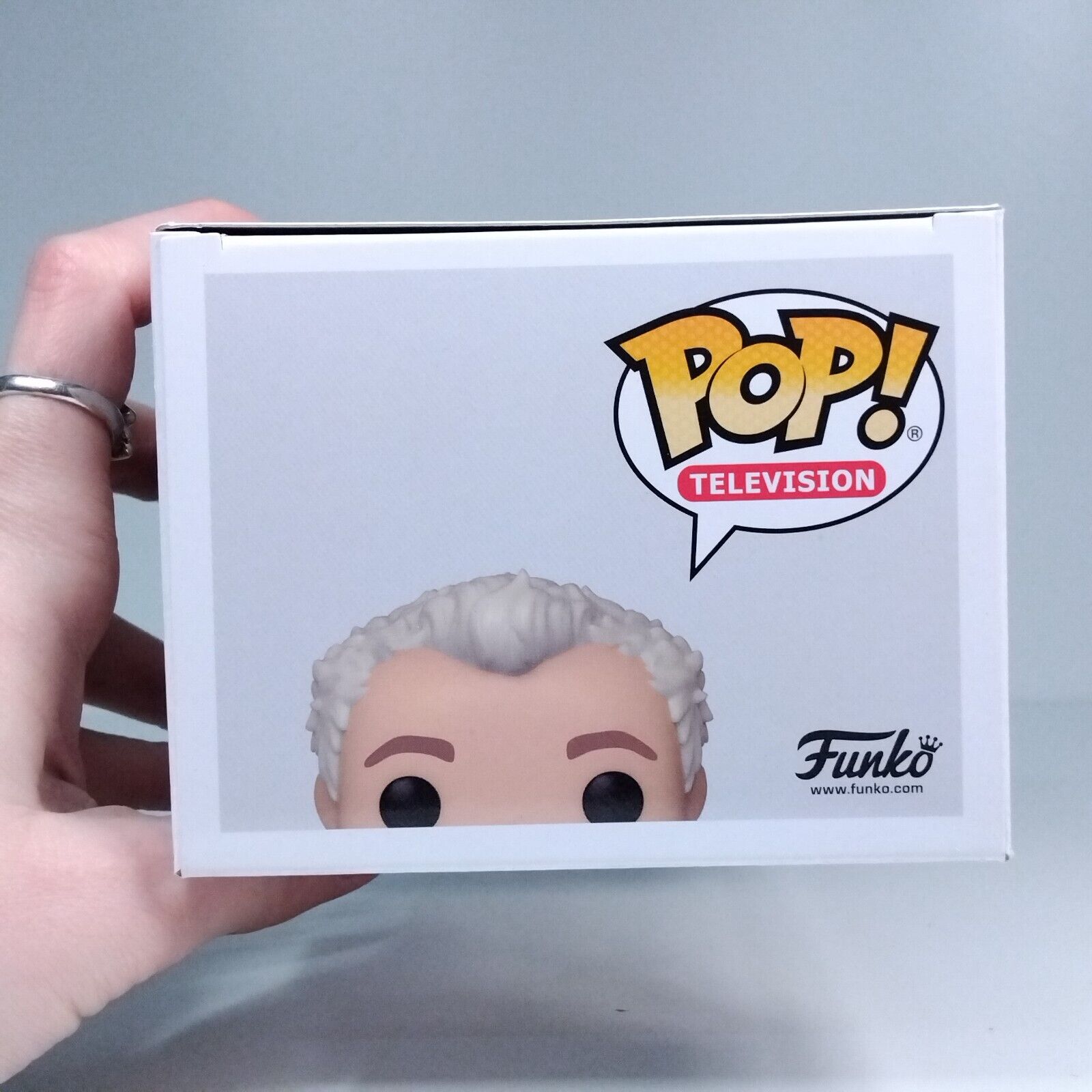 Funko Pop! TV Good Omens Aziraphale Signed Michael Sheen COA #1077 WS