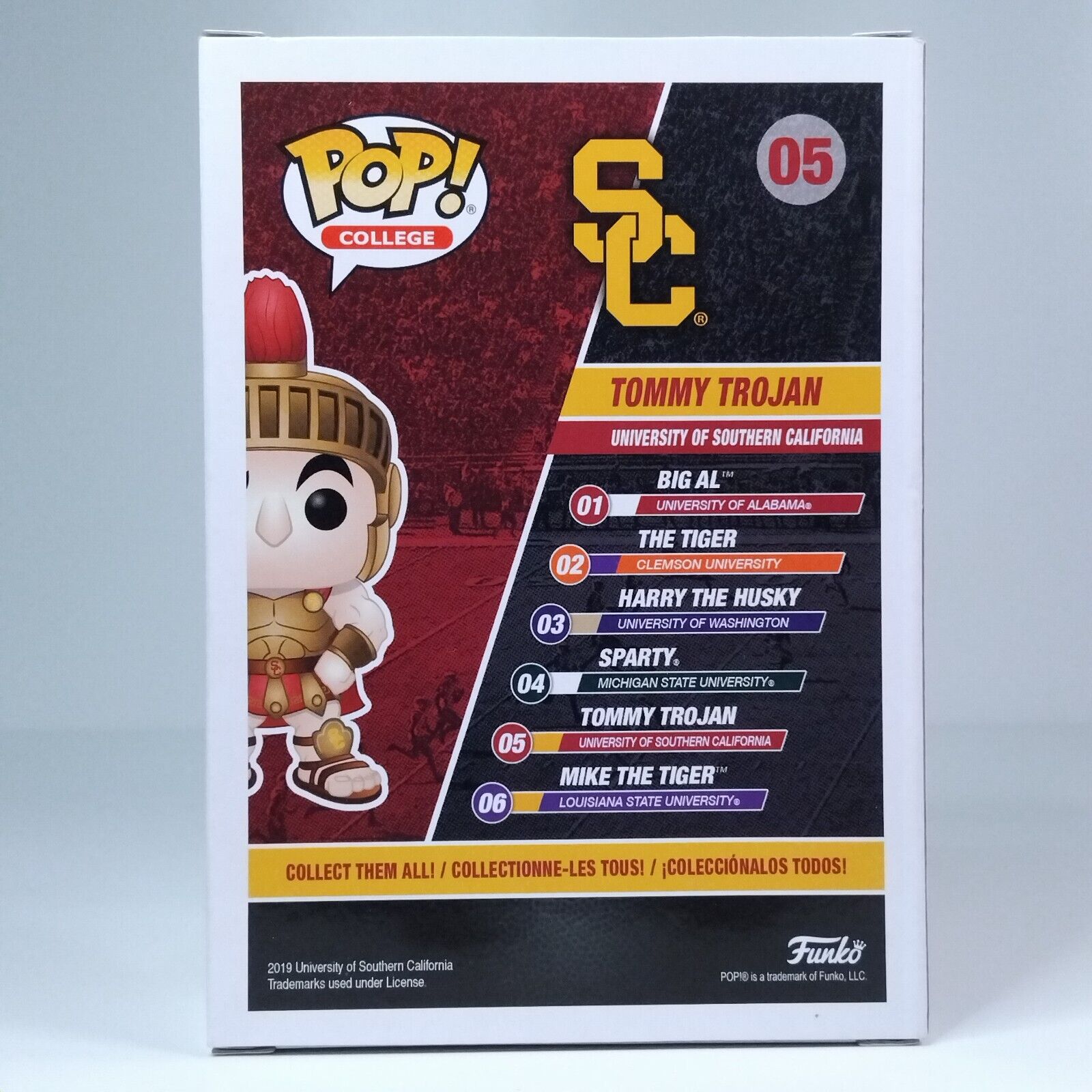 Funko Pop! College South Carolina Mascot Tommy Trojan #05