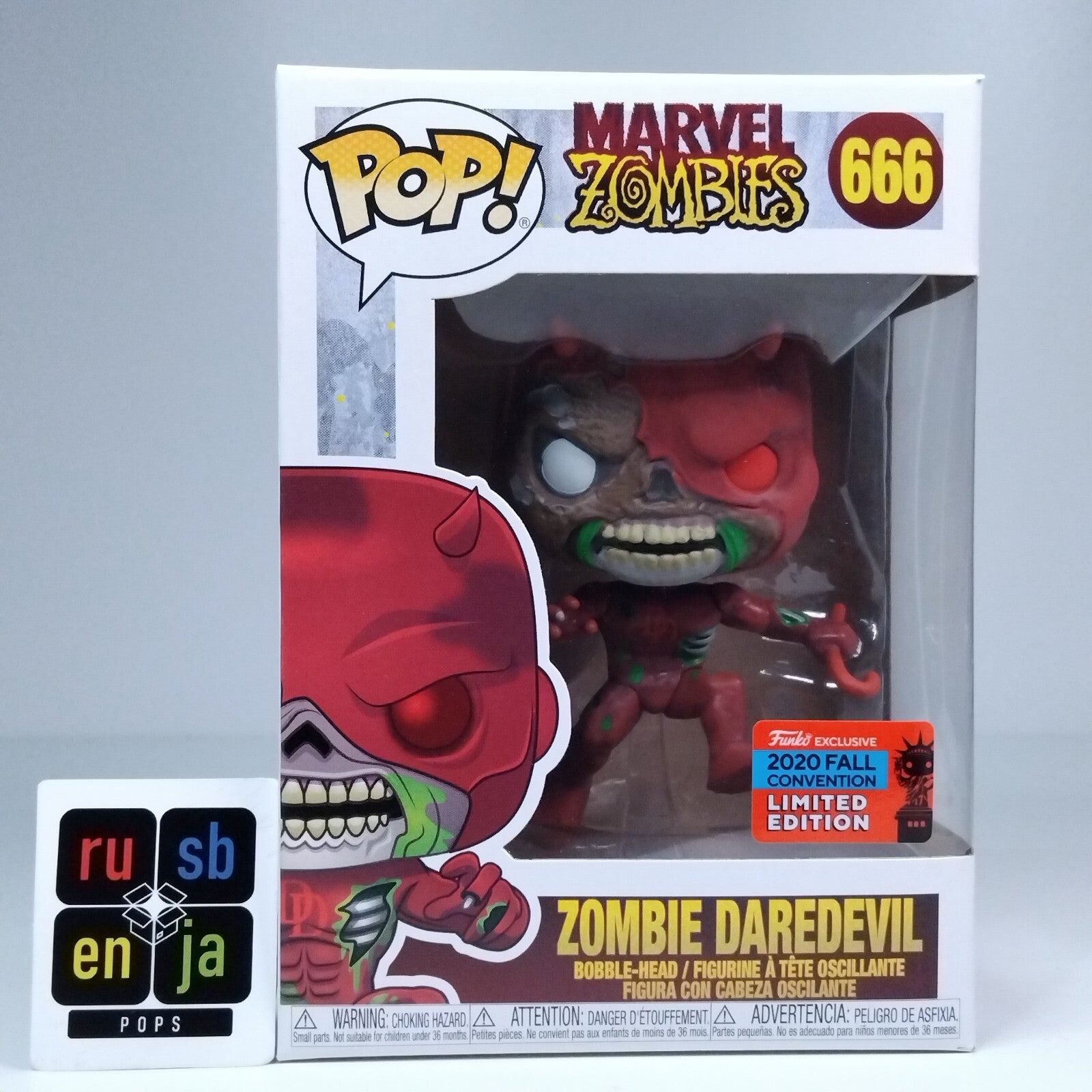 Funko Pop! Marvel Zombies - Zombie Daredevil Limited Edition #666
