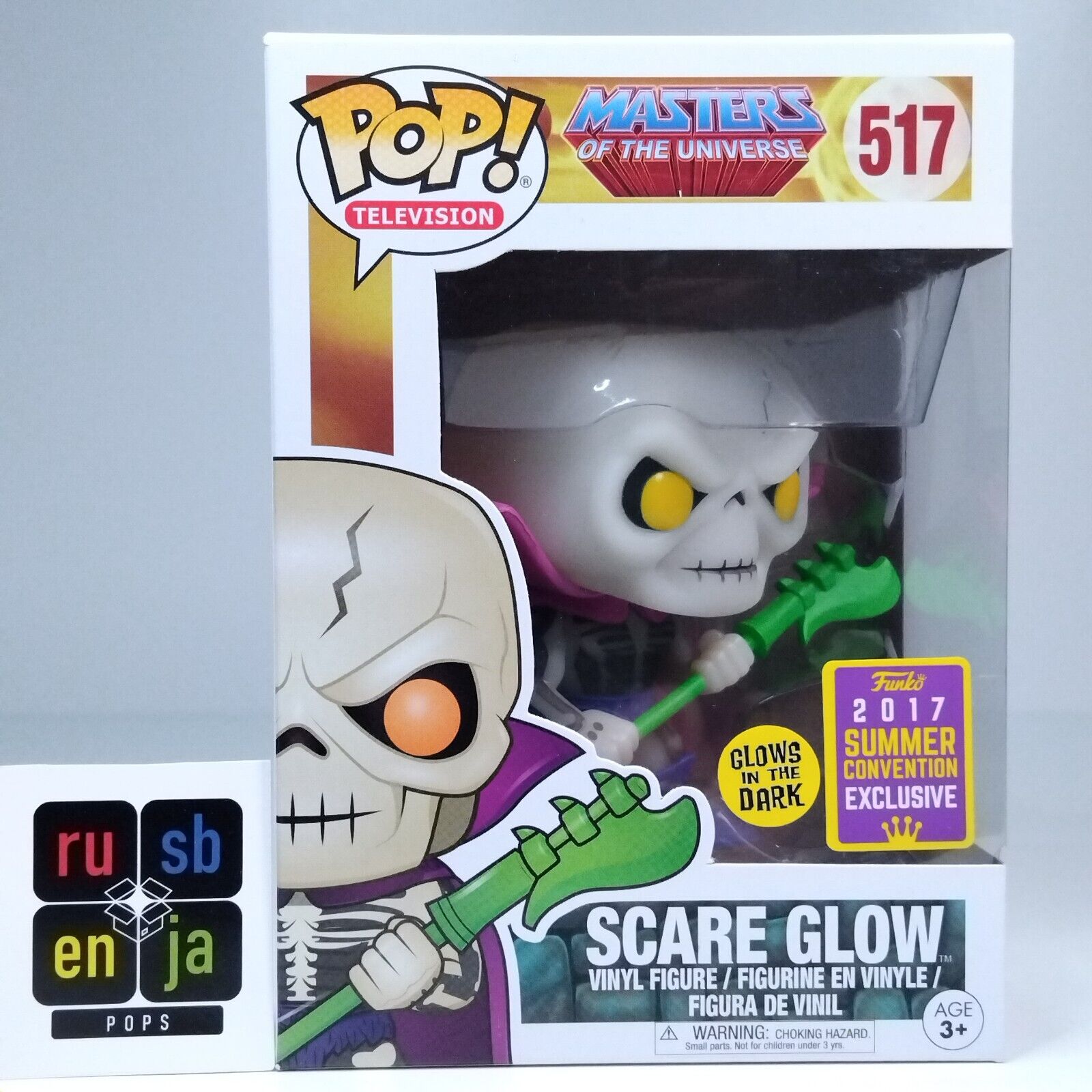 Funko Pop! Retro MOTU Masters of the Universe Scare Glow Exclusive #517