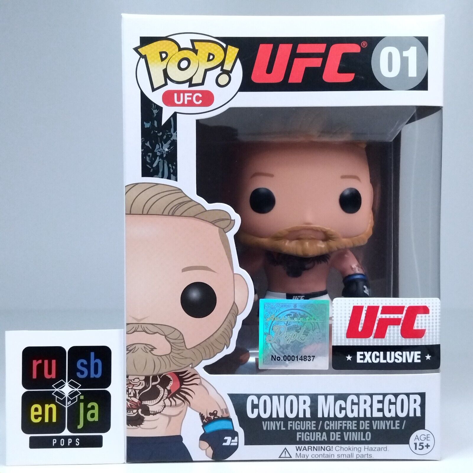 Funko Pop! Sports UFC Conor McGregor White Shorts Poplife Exclusive #01