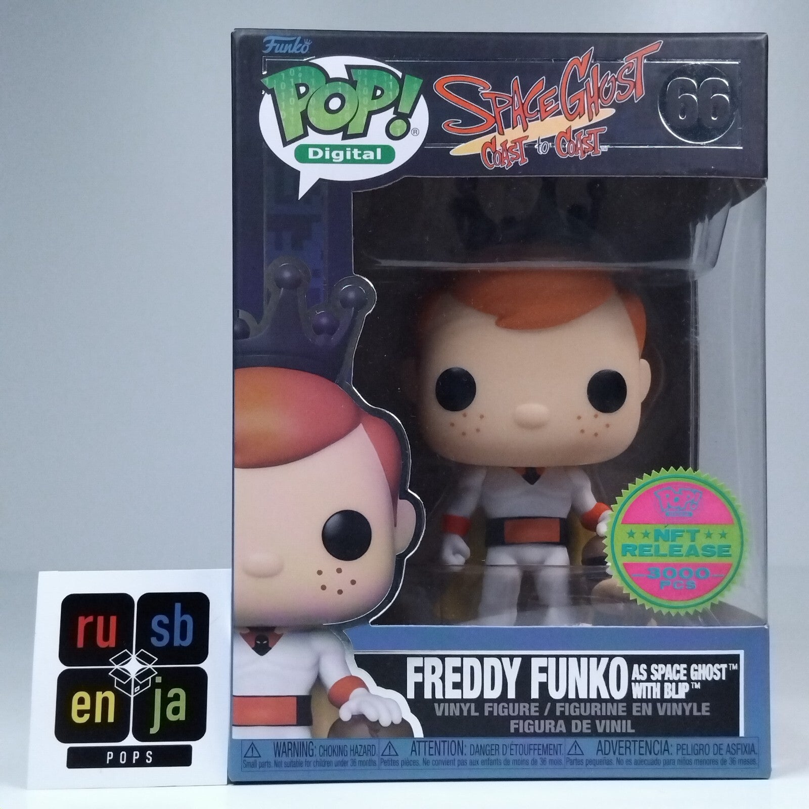 Funko Pop! Digital Animation Freddy Funko as Space Ghost with Blip 3,000 Pc #66