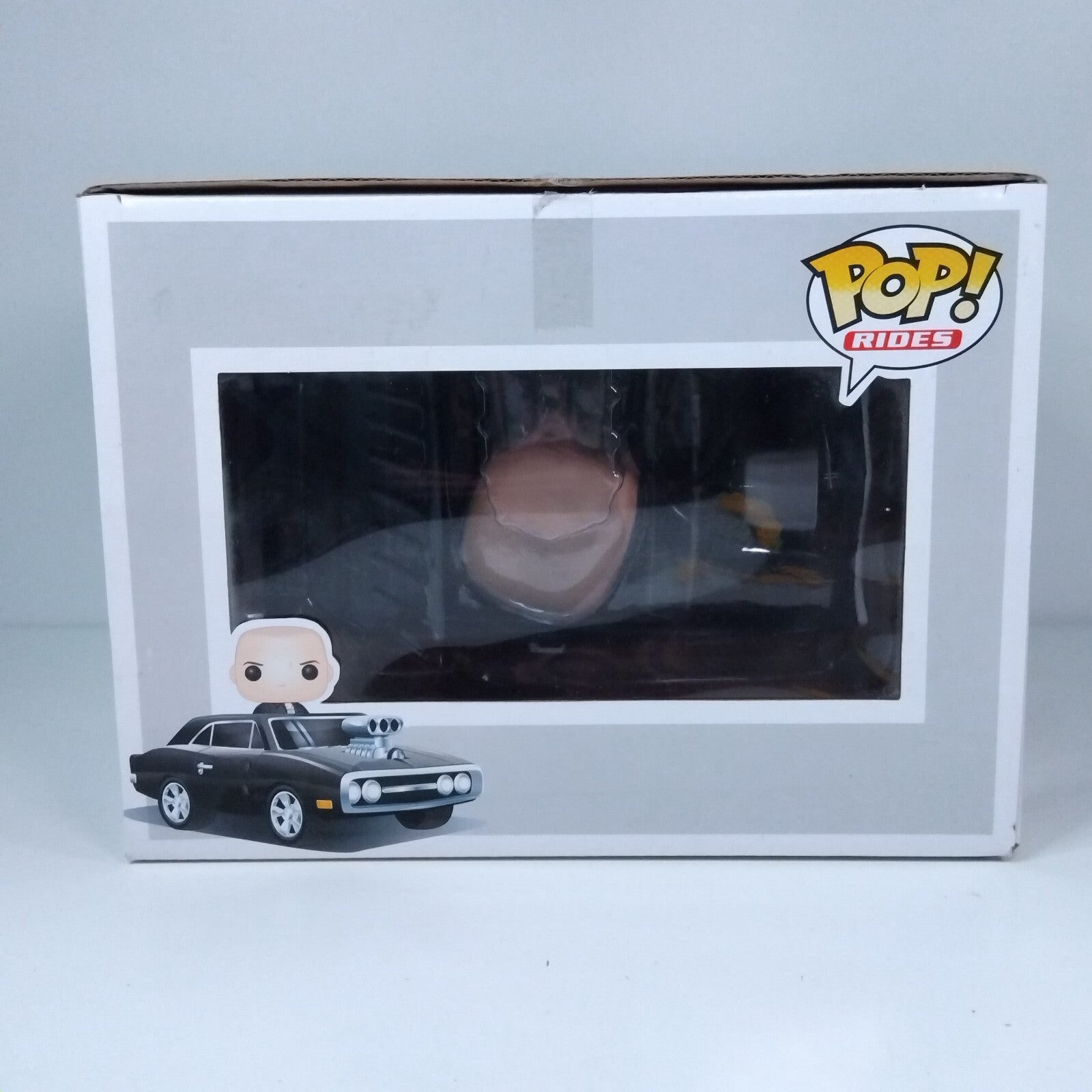 Funko Pop! Movies Rides Fast & Furious 1970 Charger Dom Toretto #17 BOX DAMAGE