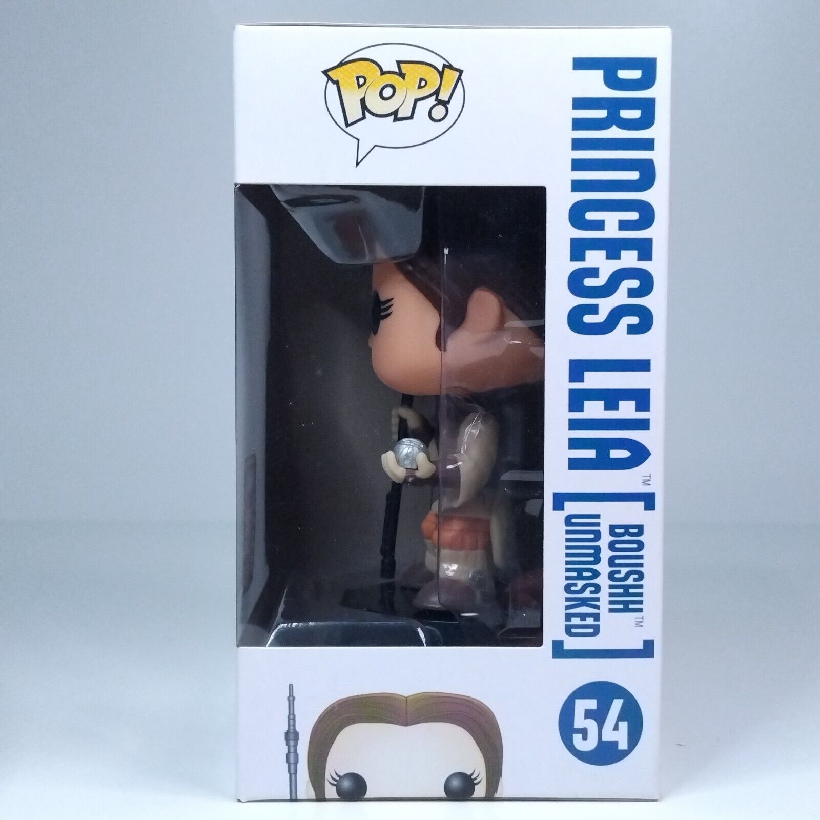 Funko Pop! Star Wars Blue Box Leia Boussh Unmasked Exclusive #54