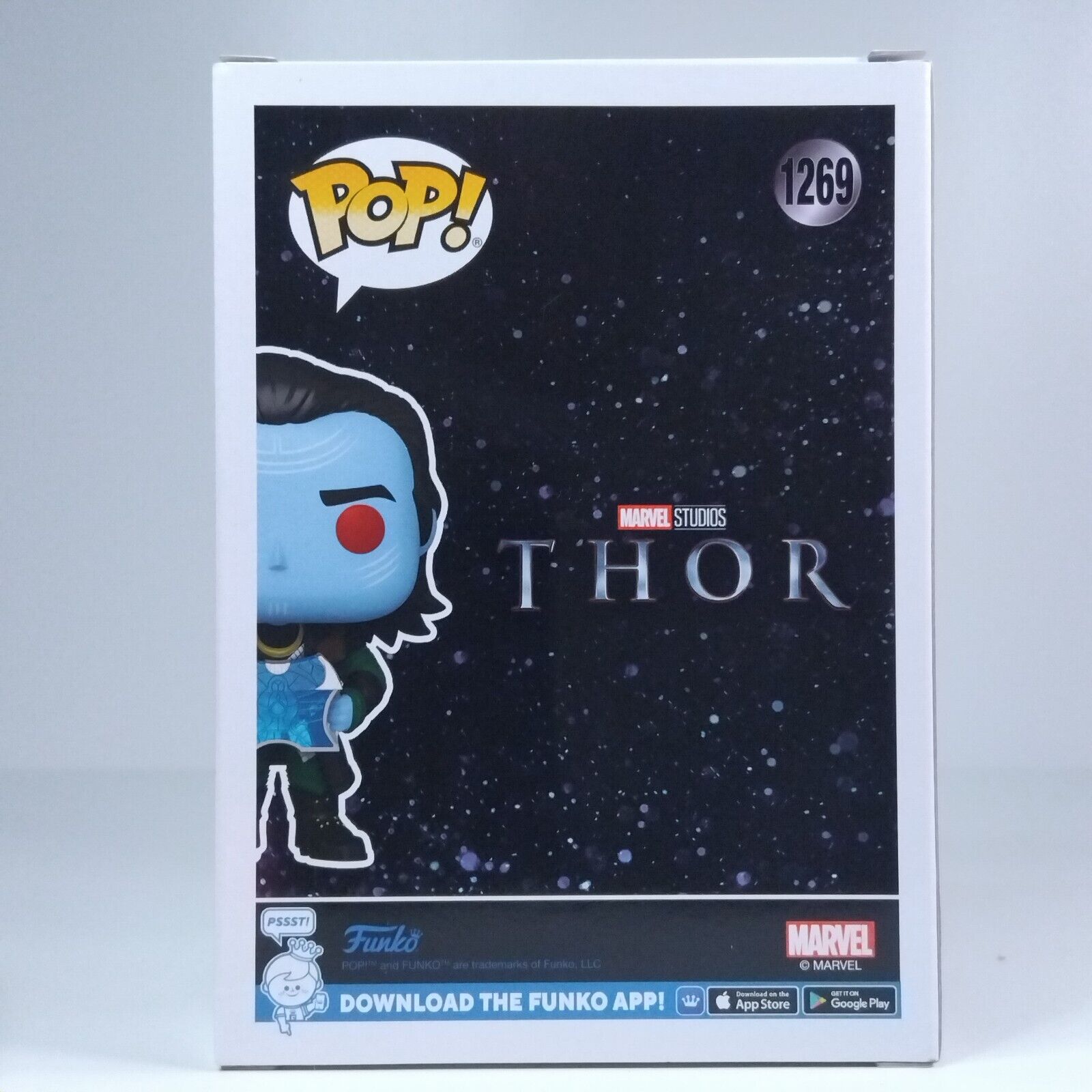 Funko Pop! Marvel Frost Giant Loki Signed Matt Damon COA #1269 WS