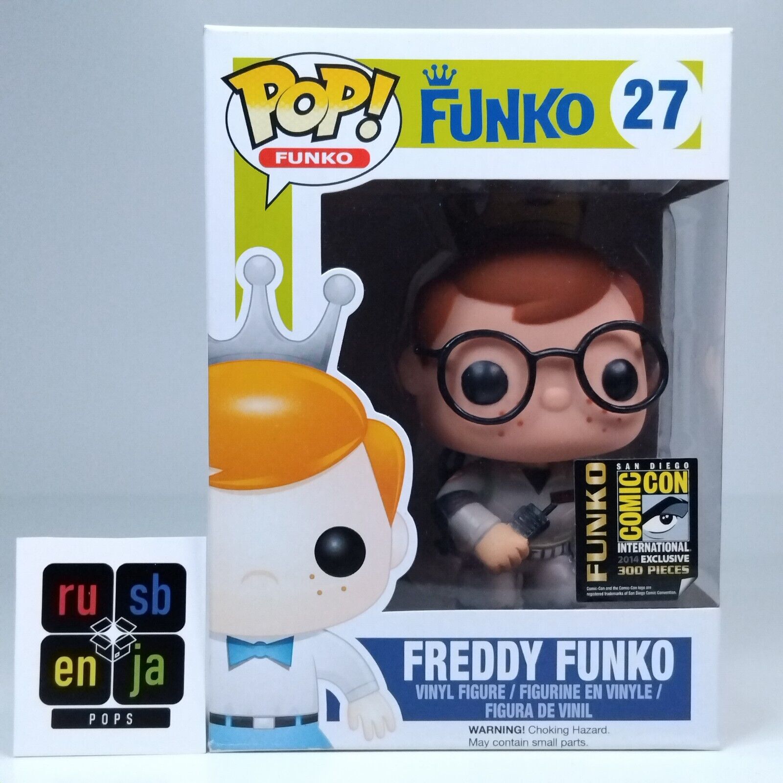 Funko Pop! Movies Ghostbusters Freddy Funko as Egon Spengler SDCC 300 Pcs #27