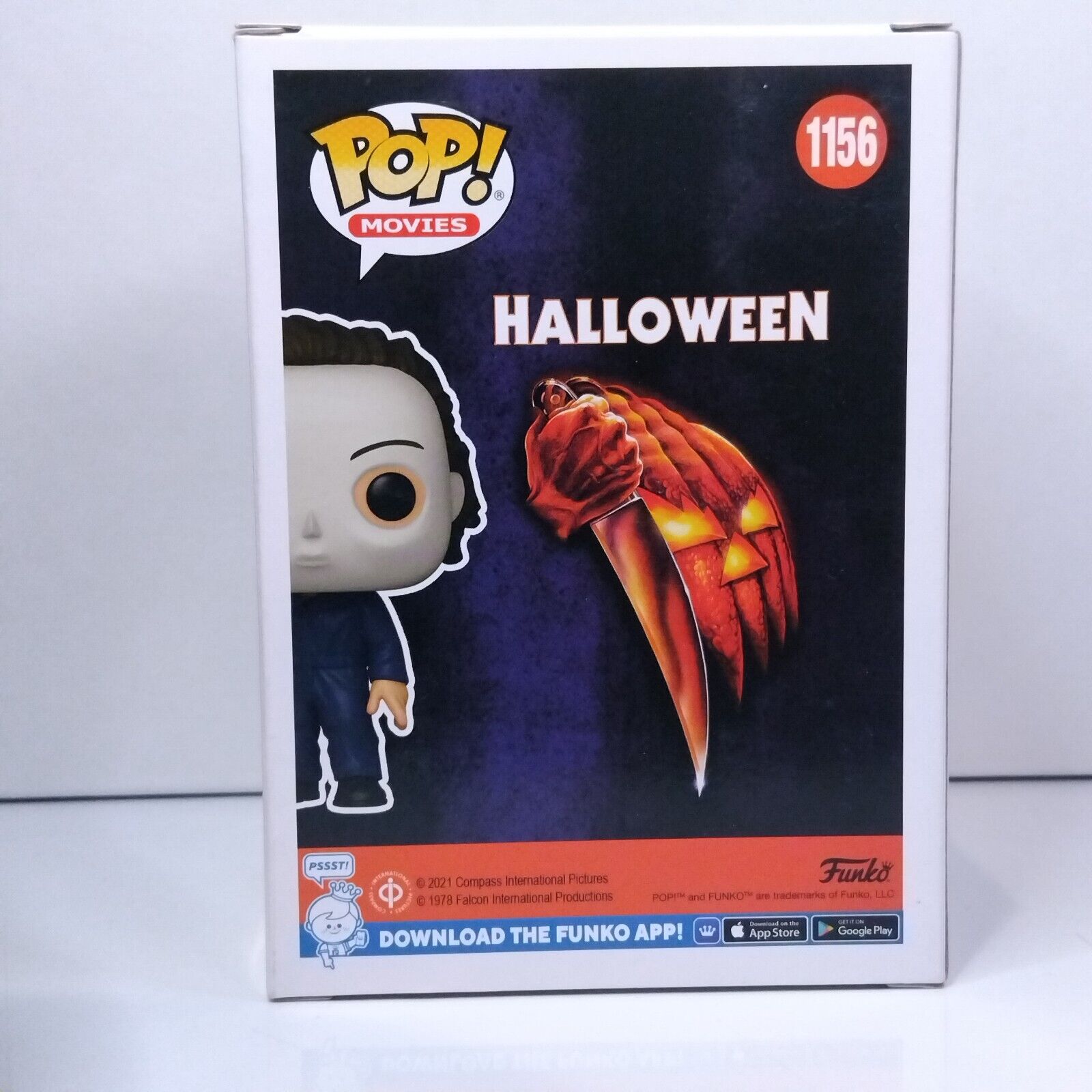 Funko Pop! Movies Horror Halloween Michael Myers Signed Dick Warlock COA #1156