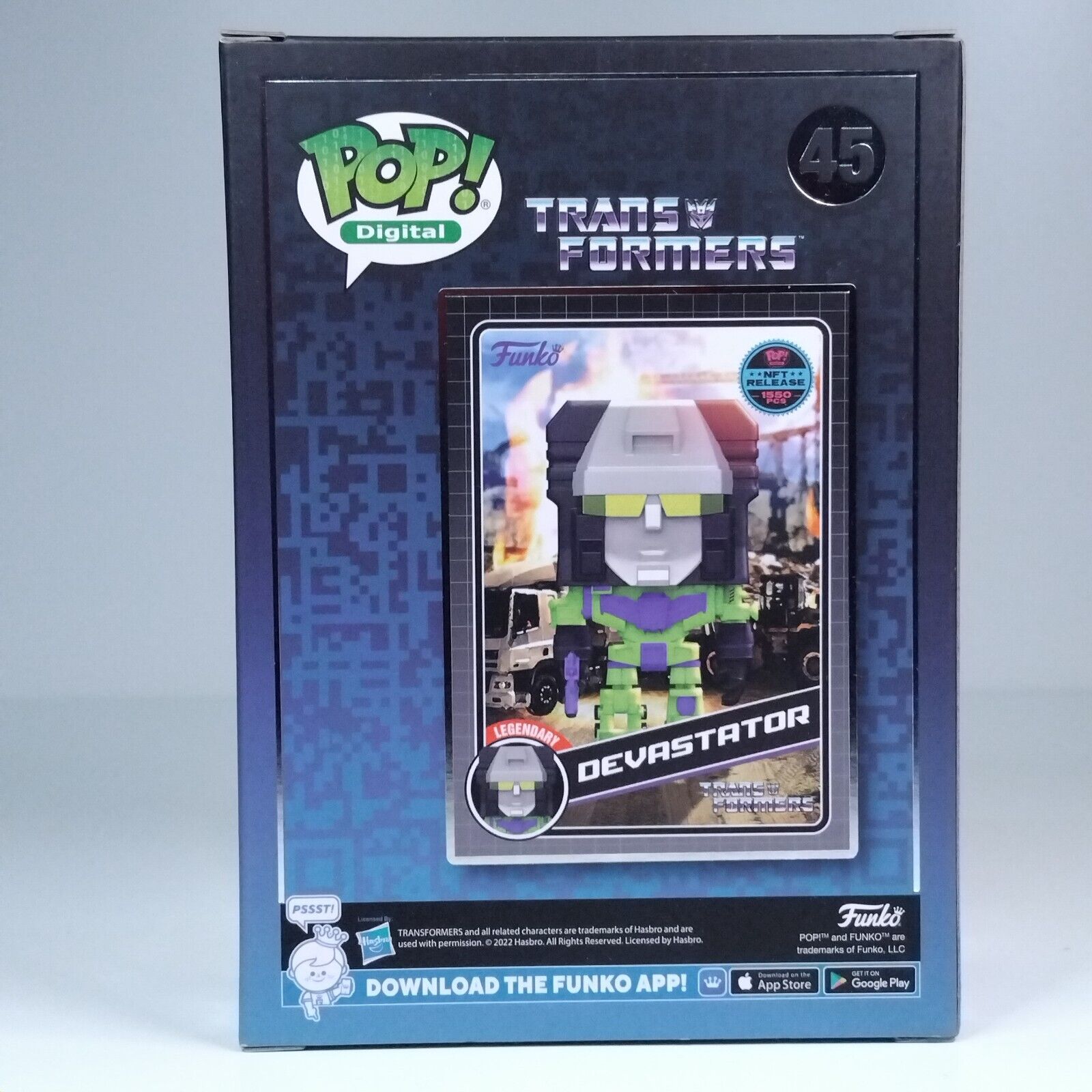 Funko Pop! Digital Retro Toys Transformers Devastator 1,550 Pcs #45