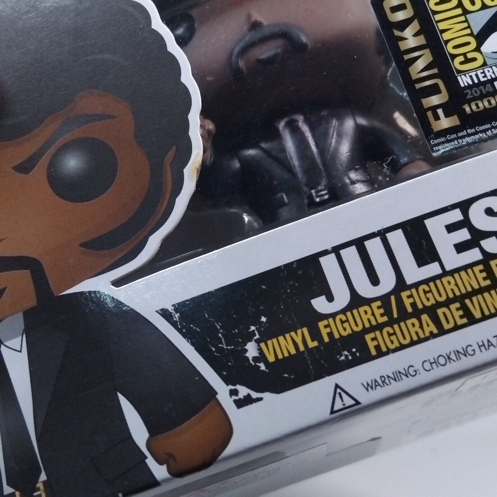 Funko Pop! Movies Pulp Fiction Jules Bloody SDCC 1,000 Pieces #62