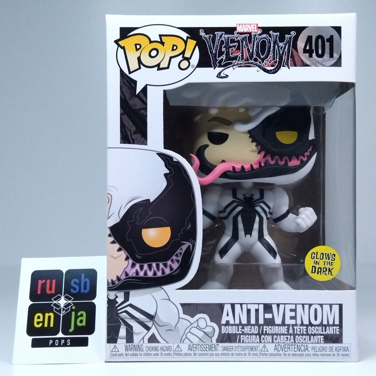 Funko Pop! Marvel Venom Anti-Venom Glows #401