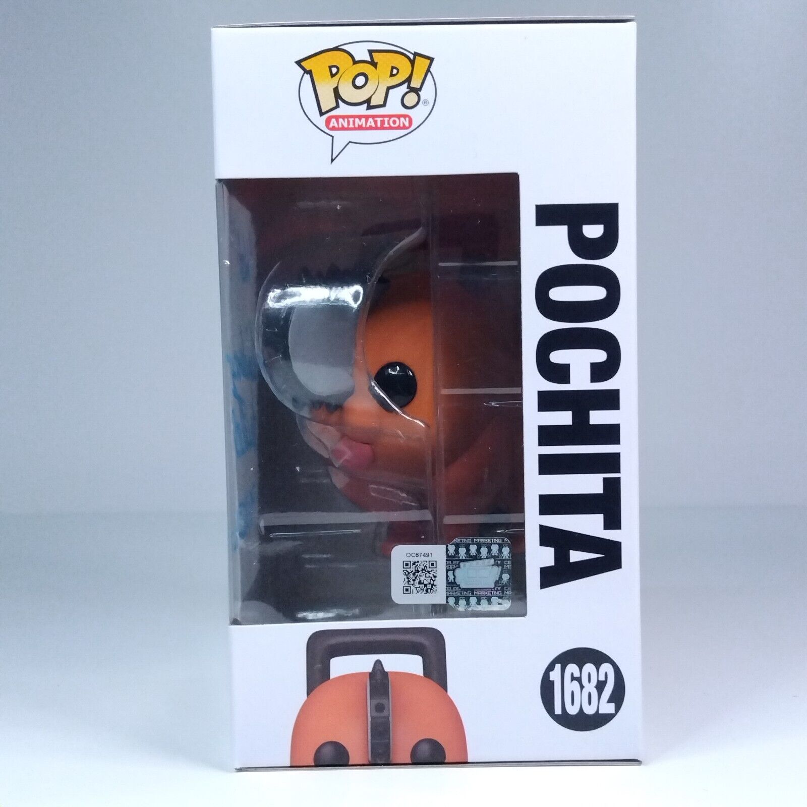 Funko Pop! Anime Chainsaw Man Pochita Signed Lindsey Seidel COA #1682