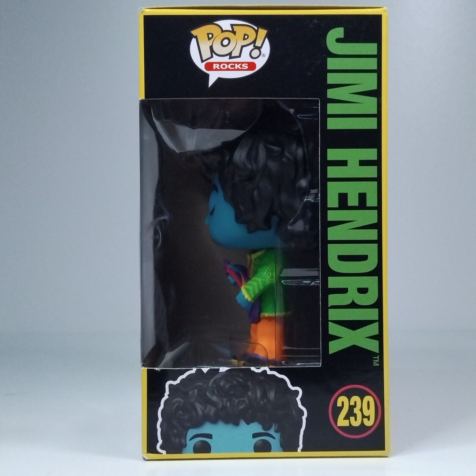 Funko Pop! Rocks Music Blacklight Jimi Hendrix Blue Exclusive #239