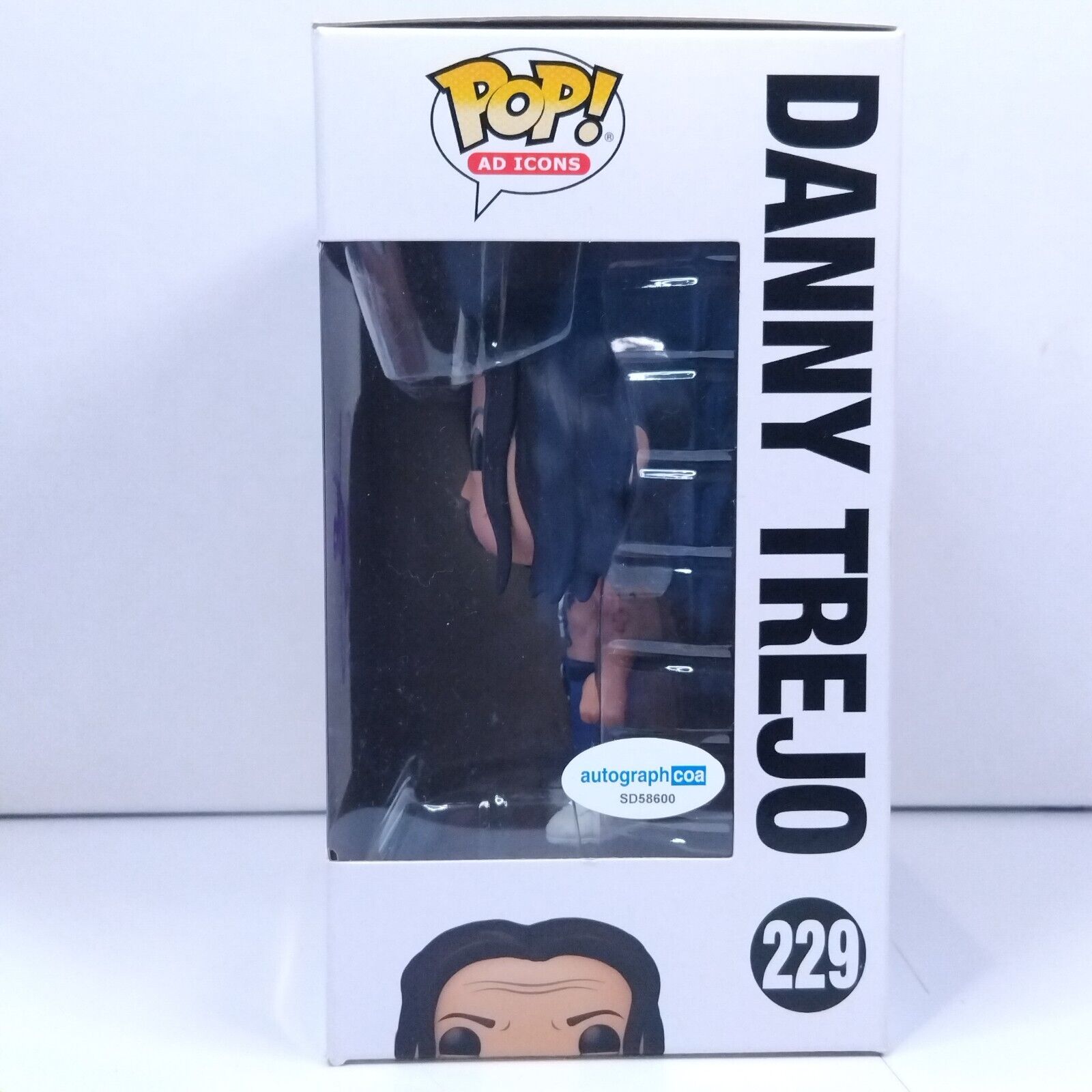 Funko Pop! Ad Icons Danny Trejo Signed COA #229 WS