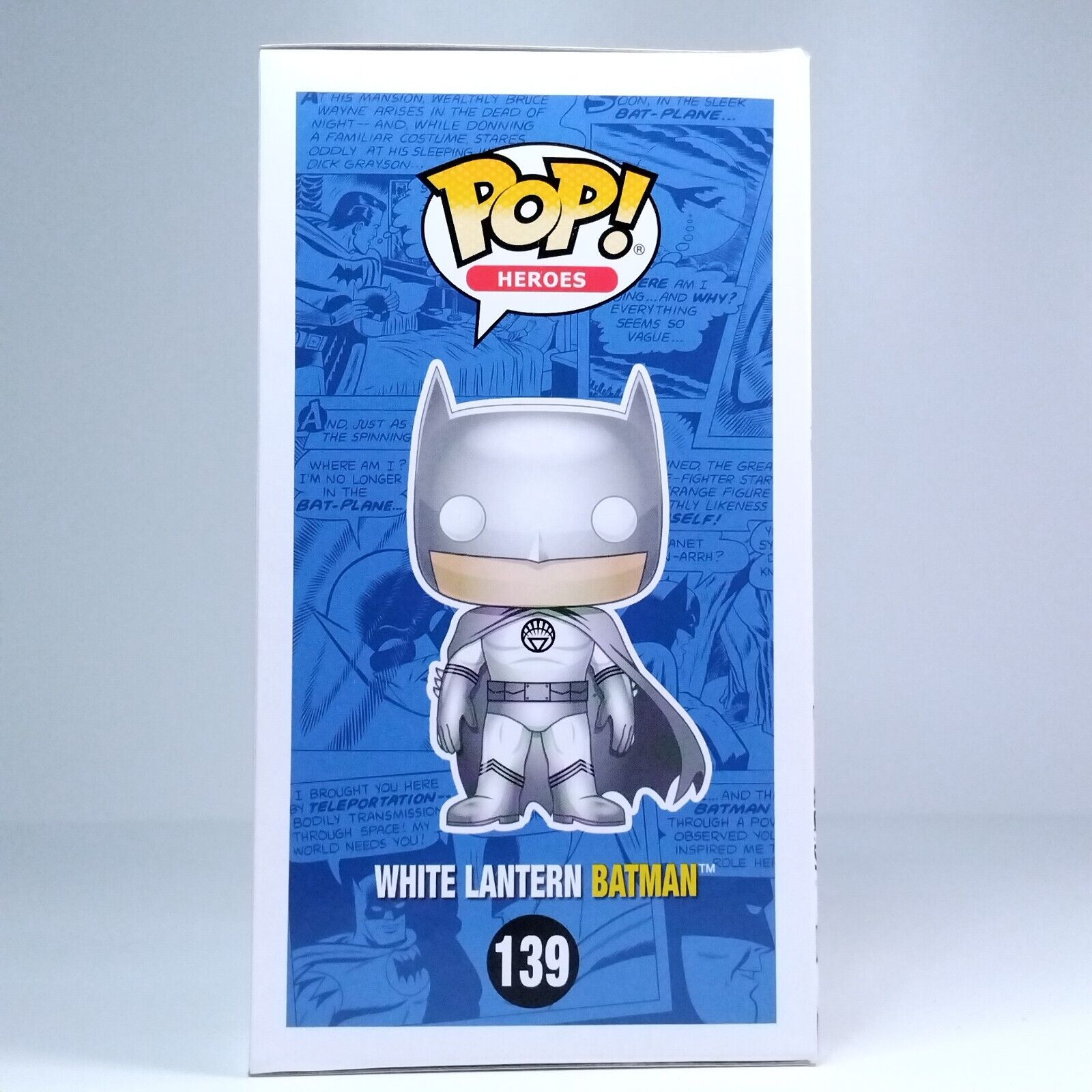 Funko Pop! DC Heroes White Lantern Batman NYCC Limited Edition #139