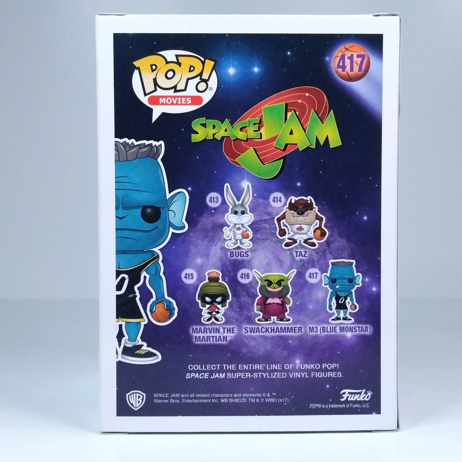 Funko Pop! Movies Space Jam M3 Blue Monstar #417