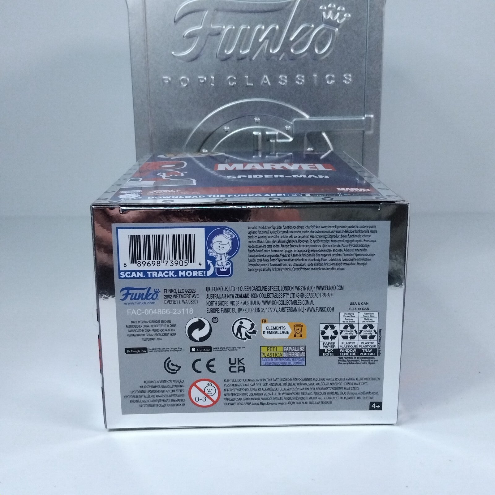 Funko Pop! Marvel Vault Tin Classics Spider-Man #03C
