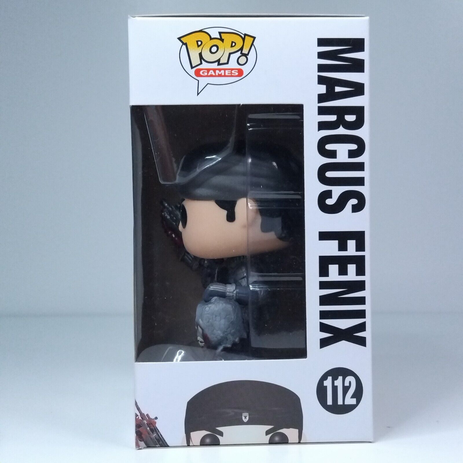 Funko Pop! Games Gears of War Marcus Fenix with Head and Black Lancer #112