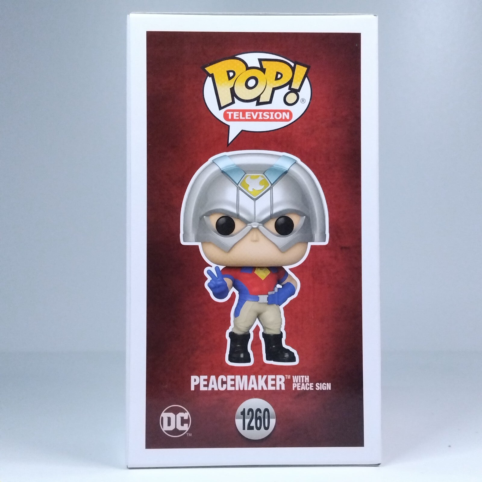 Funko Pop! DC Heroes TV Peacemaker with Peace Sign Limited Edition #1260