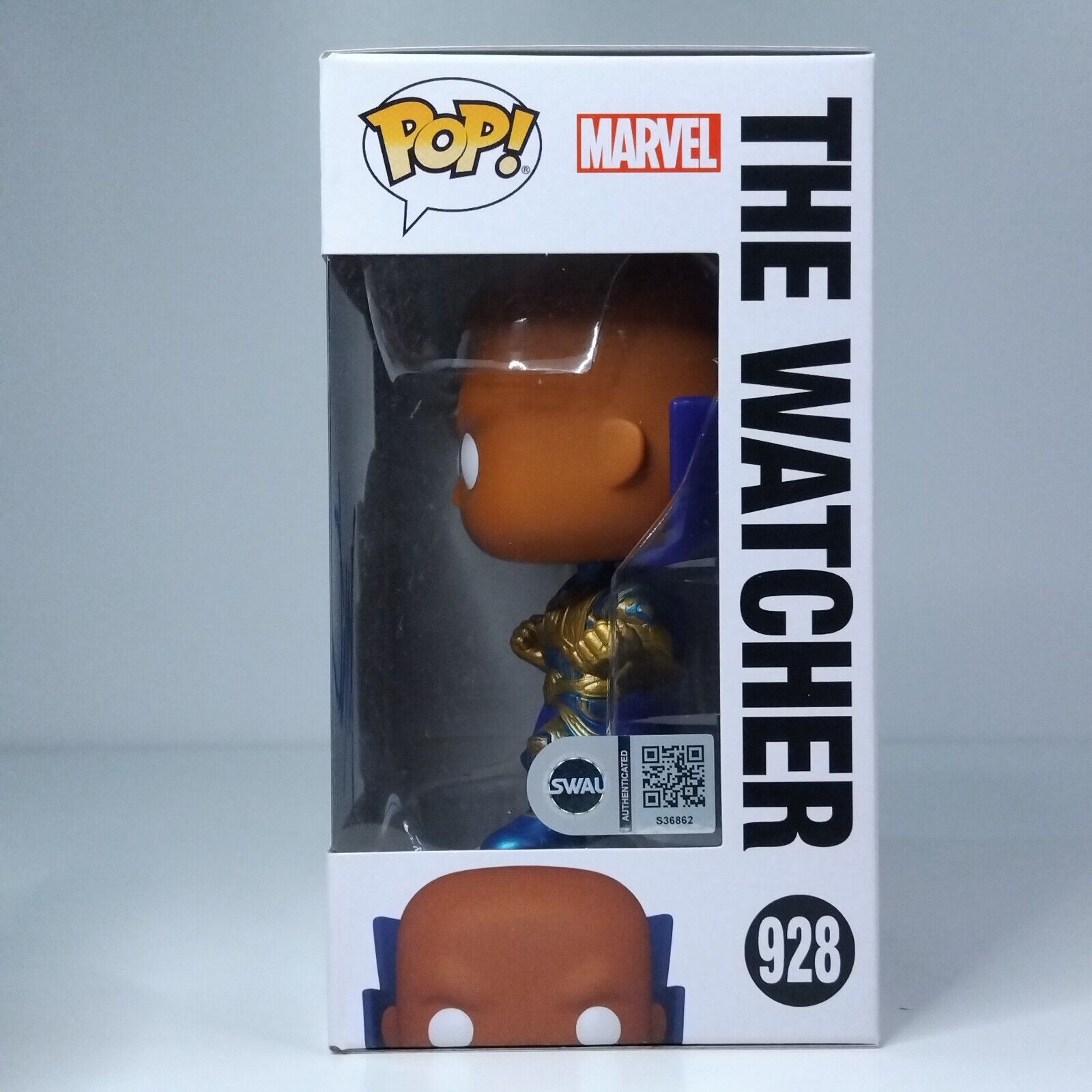 Funko Pop! Marvel What If…? The Watcher Signed Jeffery Wright COA #928 WS