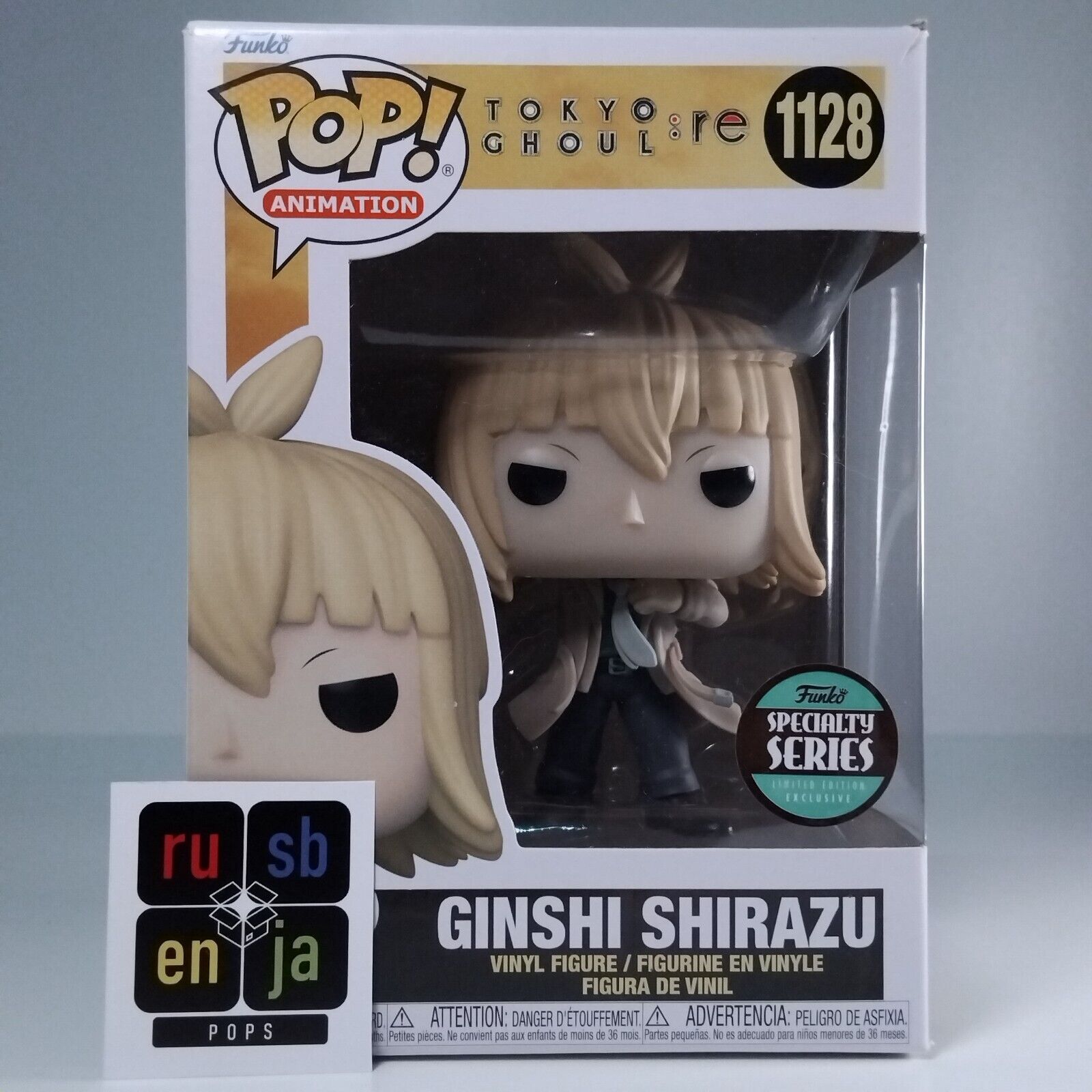 Funko Pop! Anime Tokyo Ghoul Ginshi Shirazu Speciality Series #1128