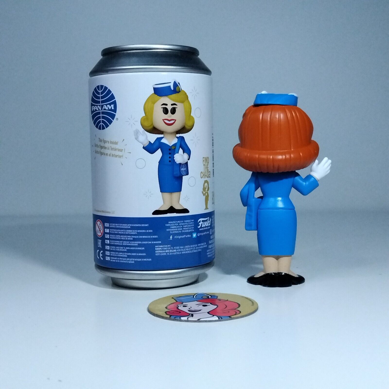 Funko Soda Ad Icons Pan Am Stewardess Red Hair Chase 1/1,600