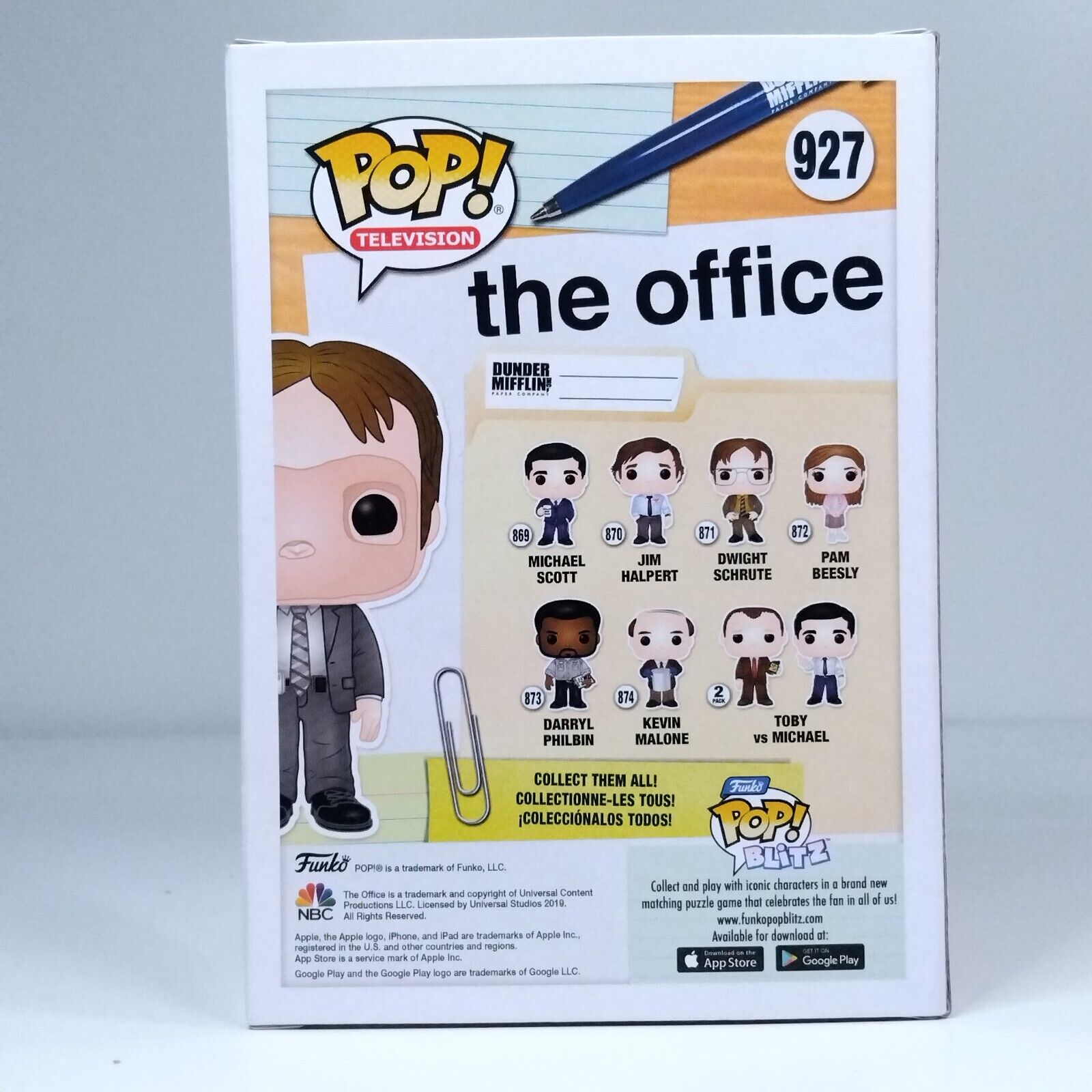 Funko Pop! TV The US Office Dwight Schrute Special Edition #927