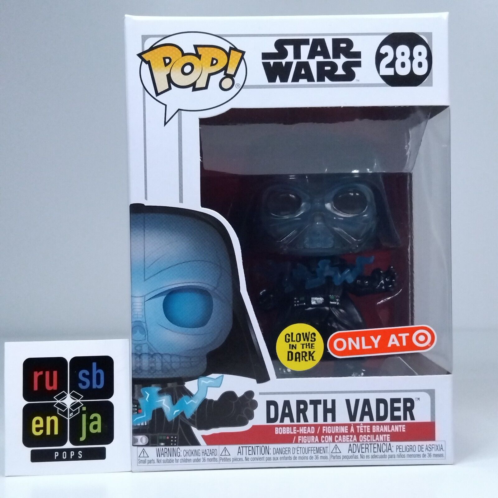 Funko Pop! Star Wars Darth Vader Glows Target Exclusive #288