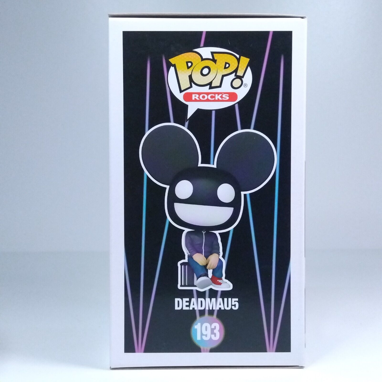 Funko Pop! Rocks Music Deadmau5 Glows in the Dark #193 FADED BOX FRONT