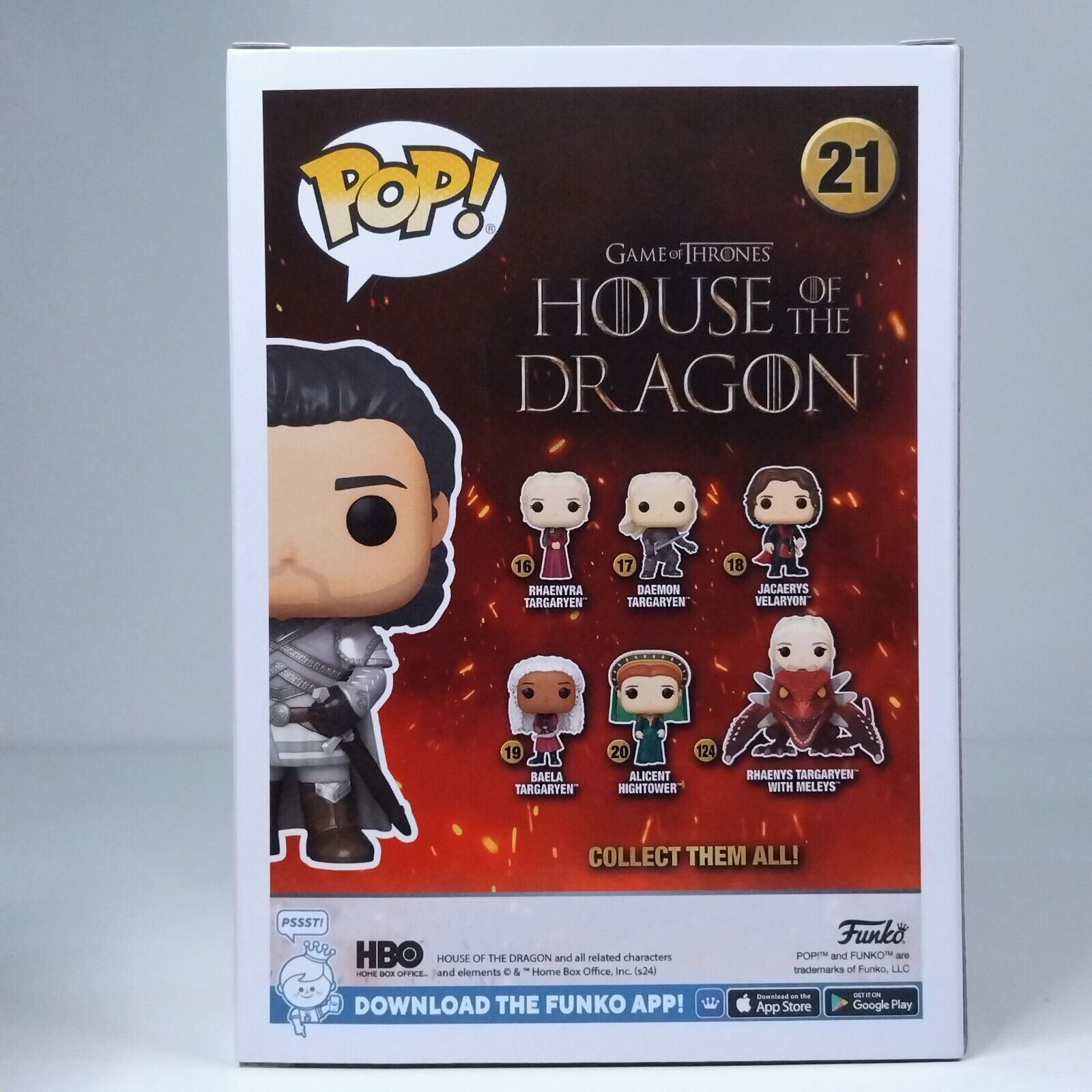 Funko Pop! TV Game of Thrones House of the Dragon Ser Criston Cole #21