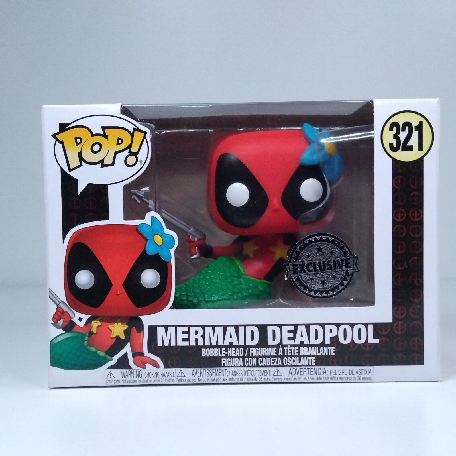 Funko Pop! Marvel Mermaid Deadpool Exclusive #321