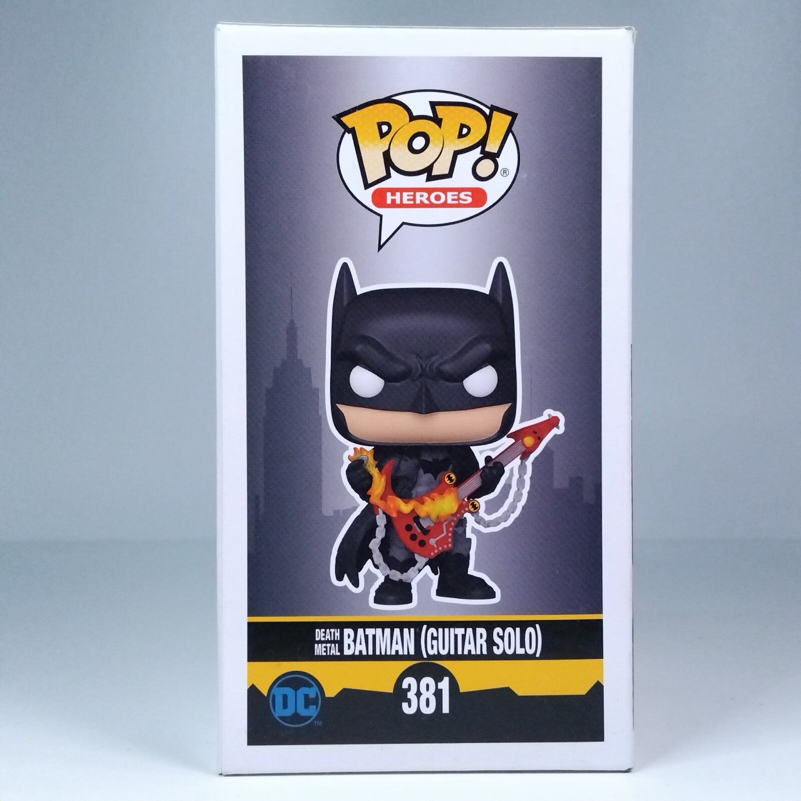 Funko Pop! DC Heroes Death Metal Batman Guitar Solo PC Previews Exclusive #381