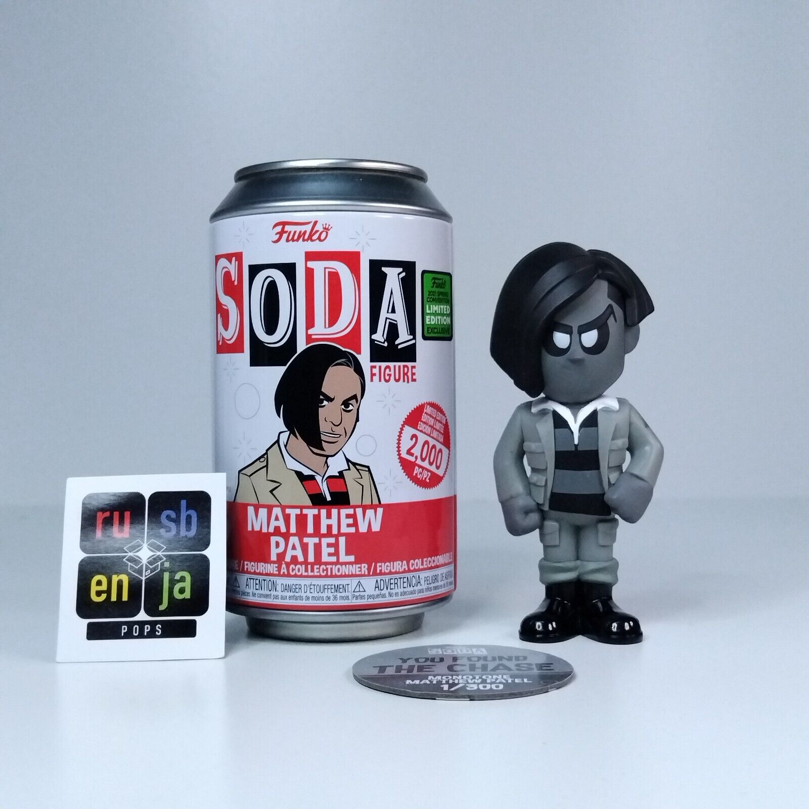 Funko Soda Scott Pilgrim - Matthew Patel Monotone Chase 1/300