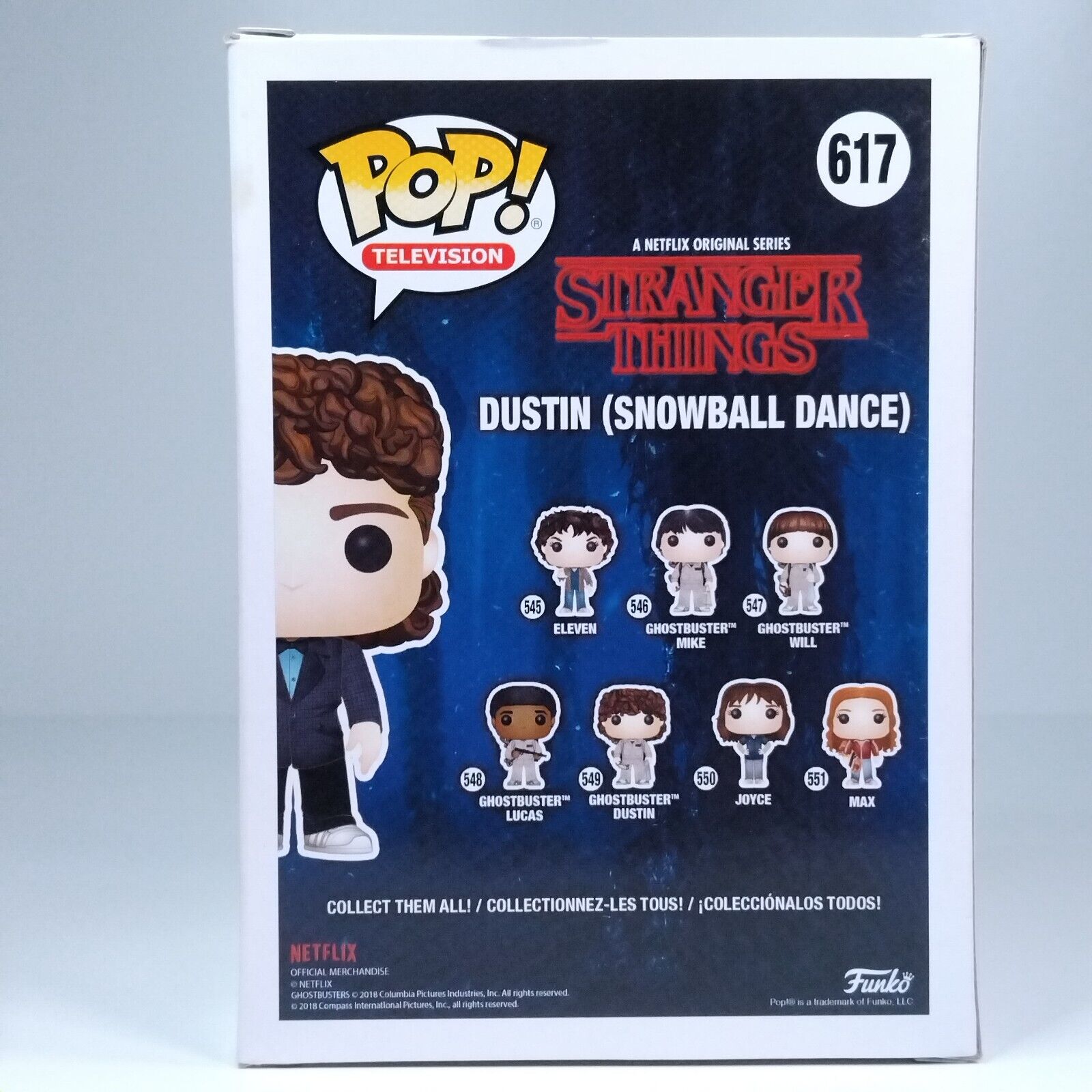 Funko Pop! TV Stranger Things Dustin Signed Gaten Matarazzo COA #617