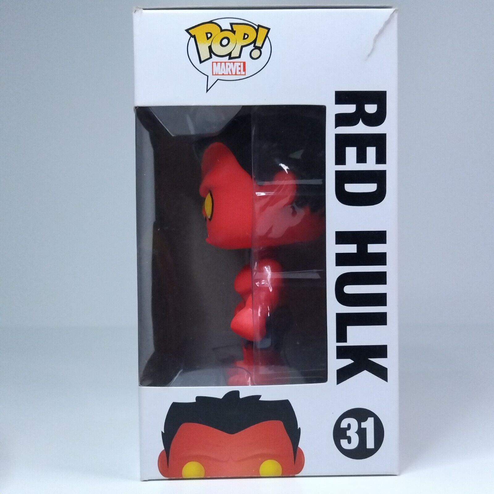 Funko Pop! Marvel Red Hulk #31 BOX DAMAGE