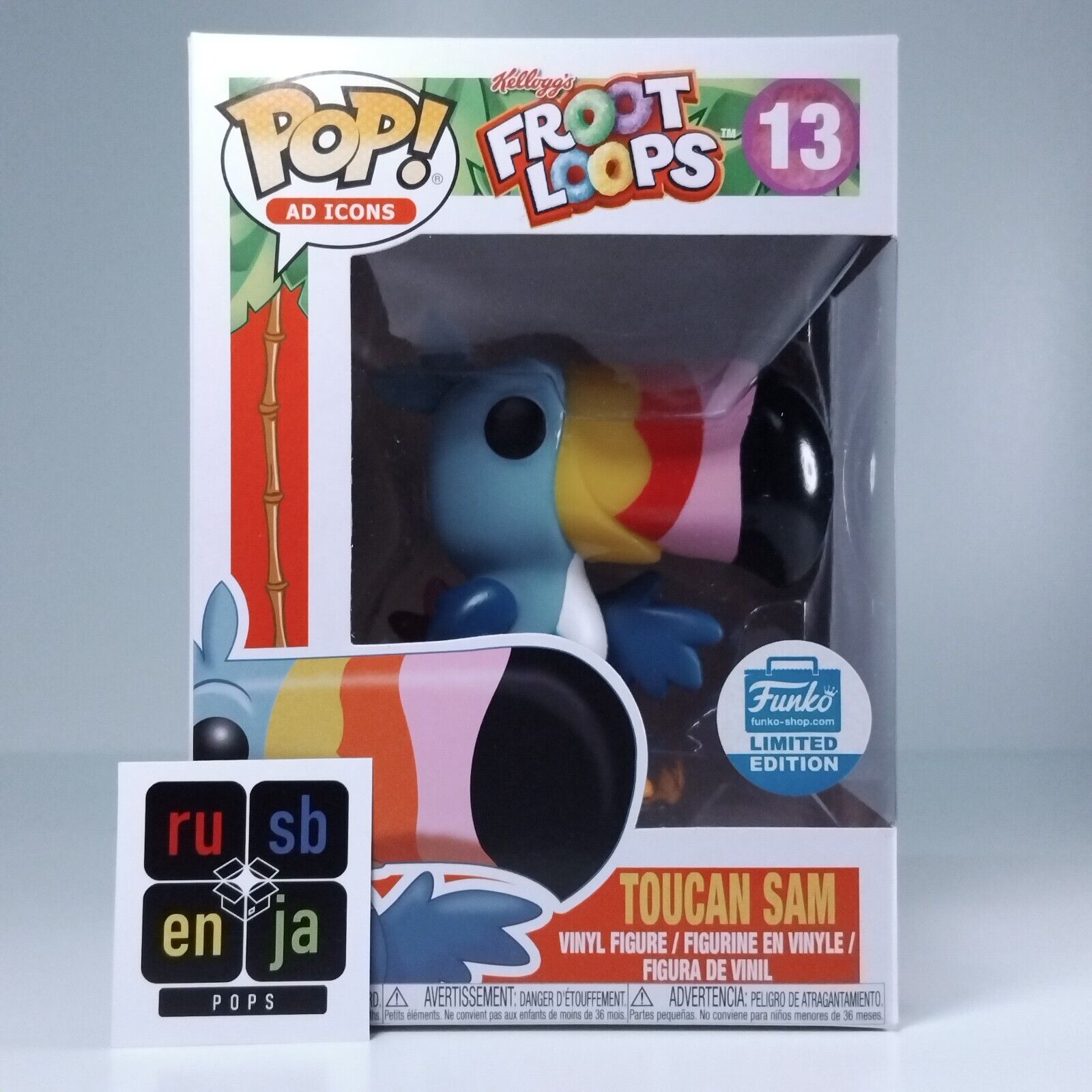 Funko Pop! Ad Icons Froot Loops Toucan Sam Limited Edition #13