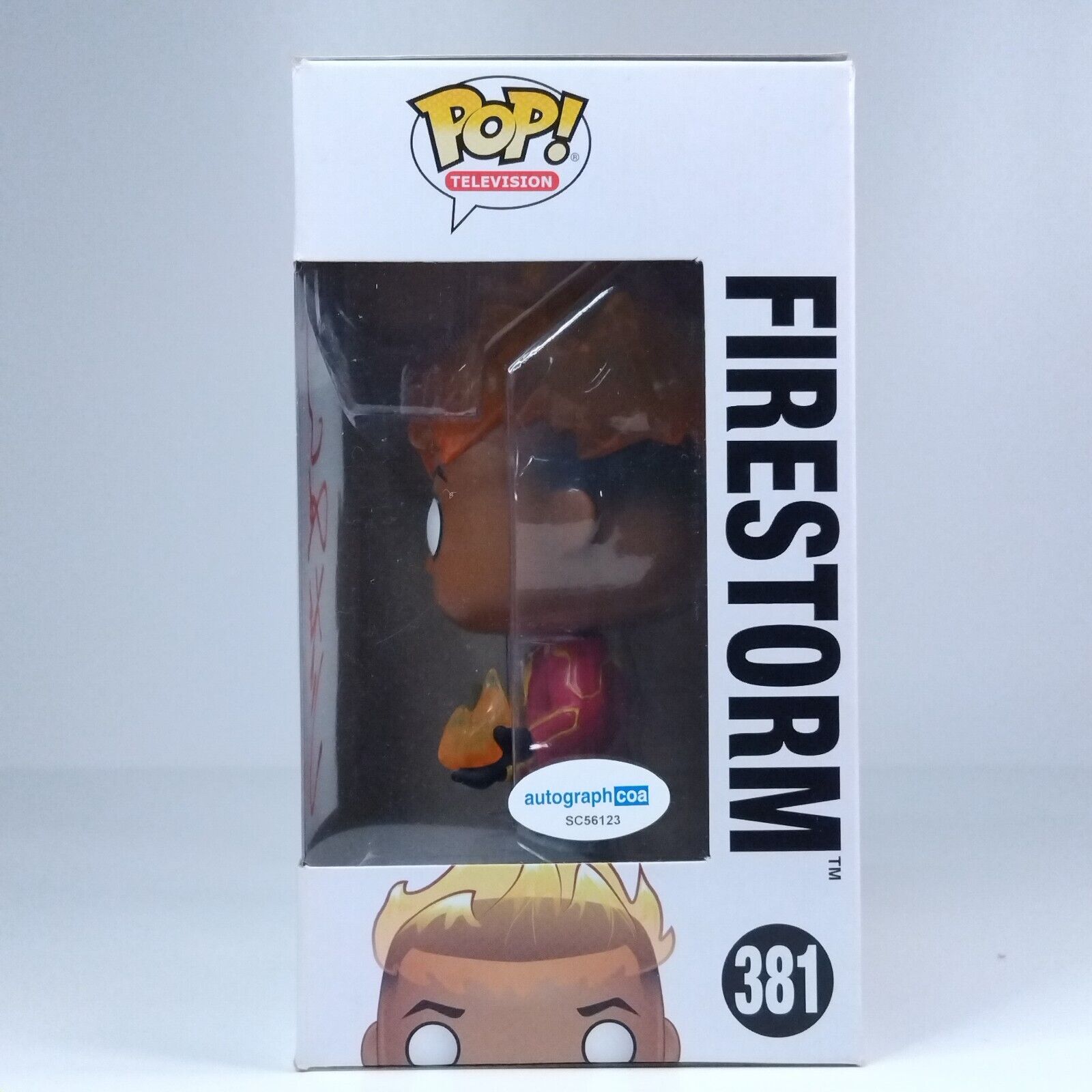 Funko Pop! DC Heroes Firestorm Signed Victor Garber COA #381 WS