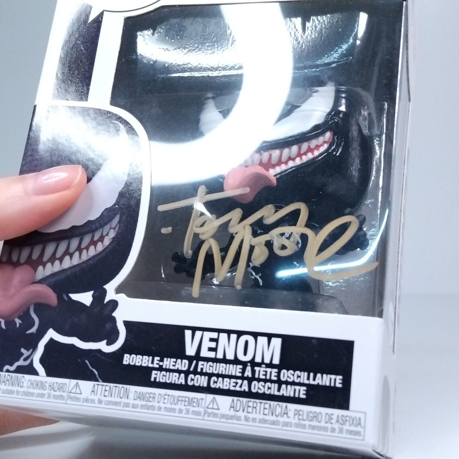 Funko Pop! Marvel Venom Let There Be Carnage Signed Tony Moore COA #888