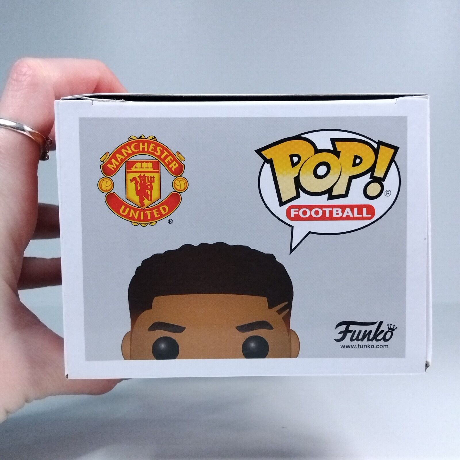 Funko Pop! Sports Football Manchester United Signed Marcus Rashford COA #17 WS