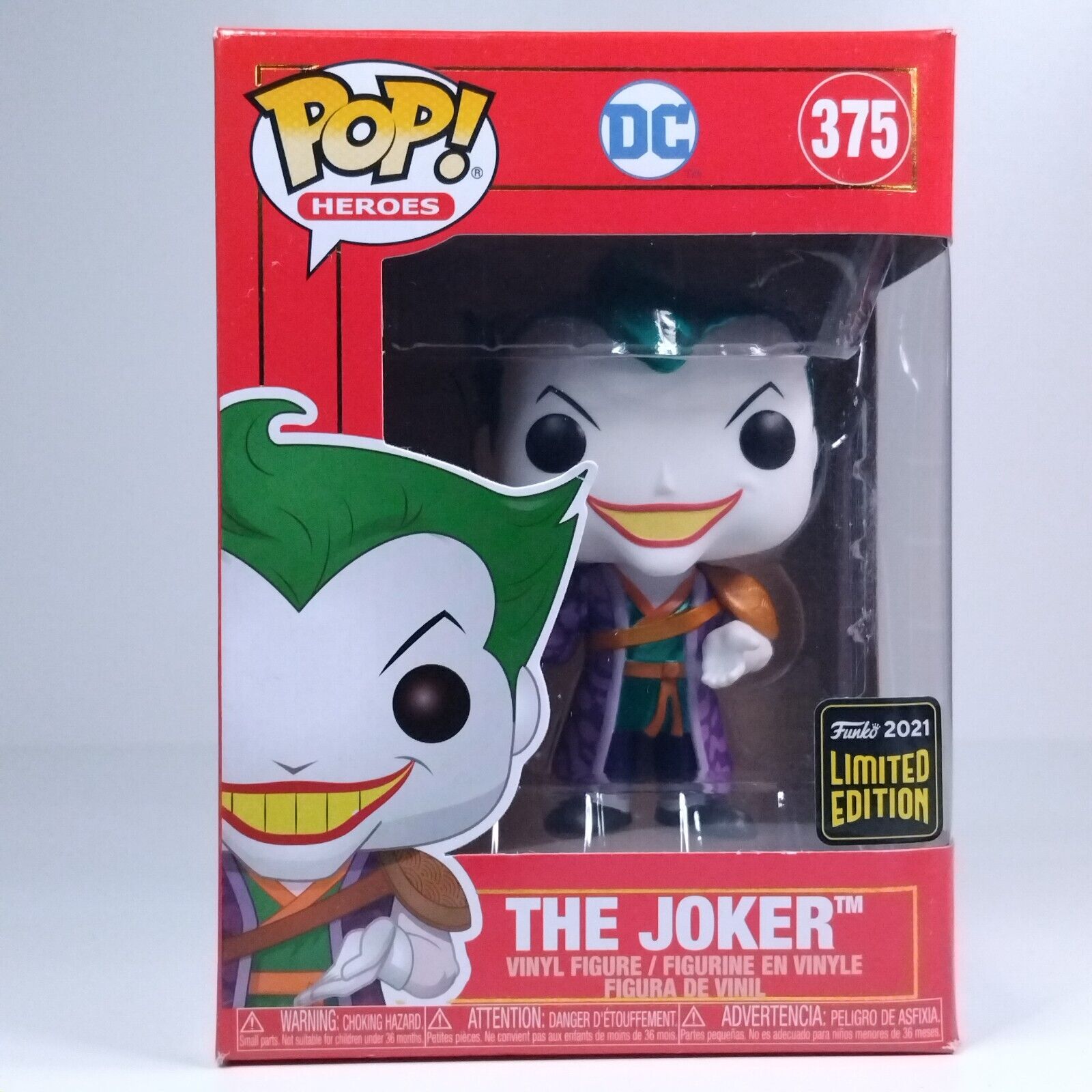 Funko Pop! DC Heroes Imperial Palace The Joker Metallic Limited Edition #375