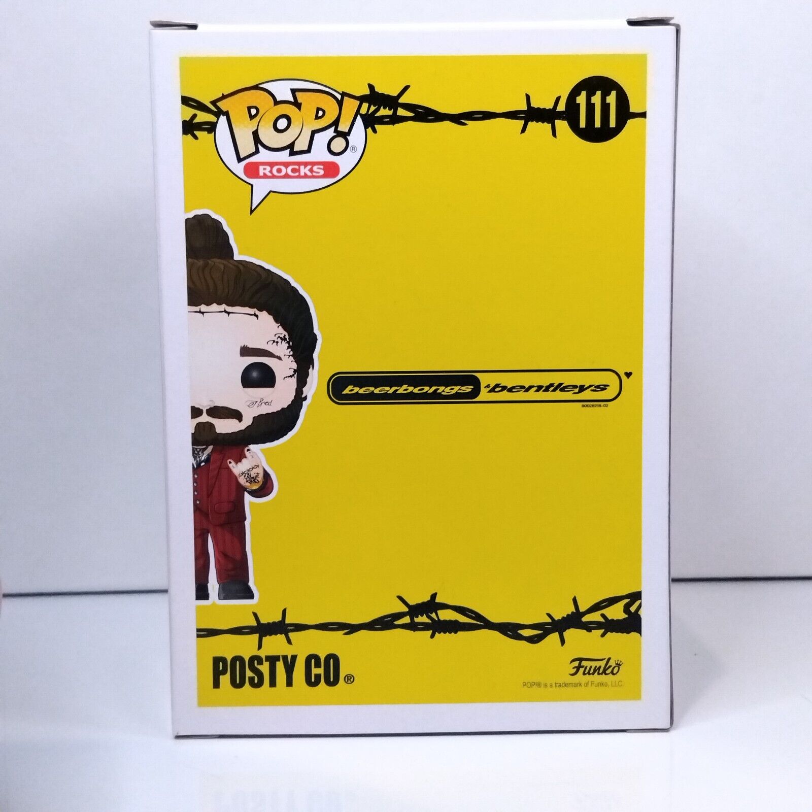 Funko Pop! Rocks Music Post Malone Signed COA #111